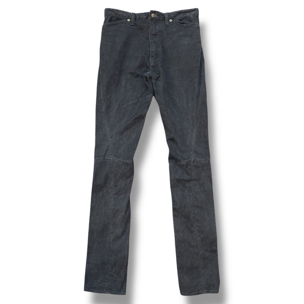 Maison MIHARA YASUHIRO RARE Mihara Yasuhiro Skinny Stretch Long Denim Jeans Size 32" / US 10 / IT 46 - 1 Thumbnail
