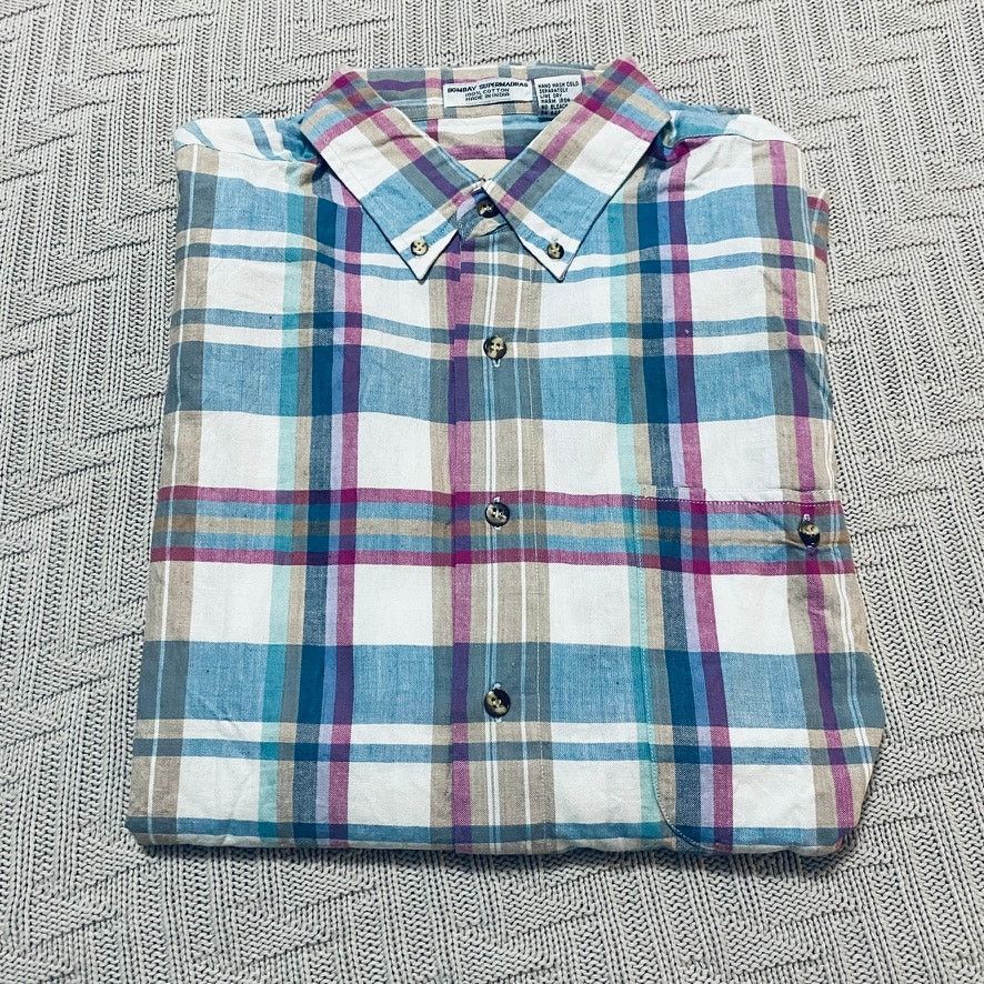 Other Lodge Classics bombay supermadras button down NWT Size US L / EU 52-54 / 3 - 1 Thumbnail
