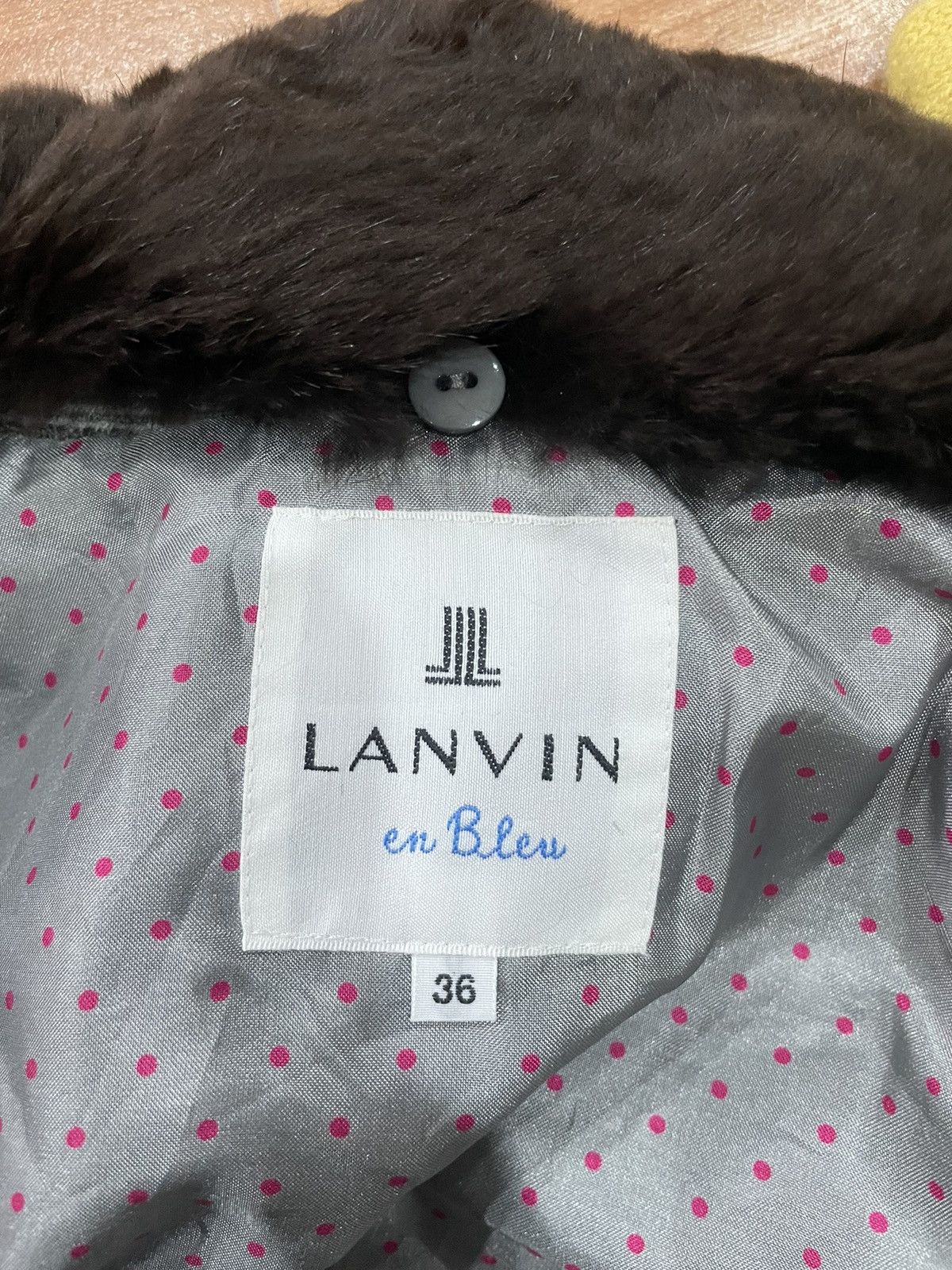 Lanvin Lanvin Jacket with Fur Neck Size XS / US 0-2 / IT 36-38 - 4 Thumbnail
