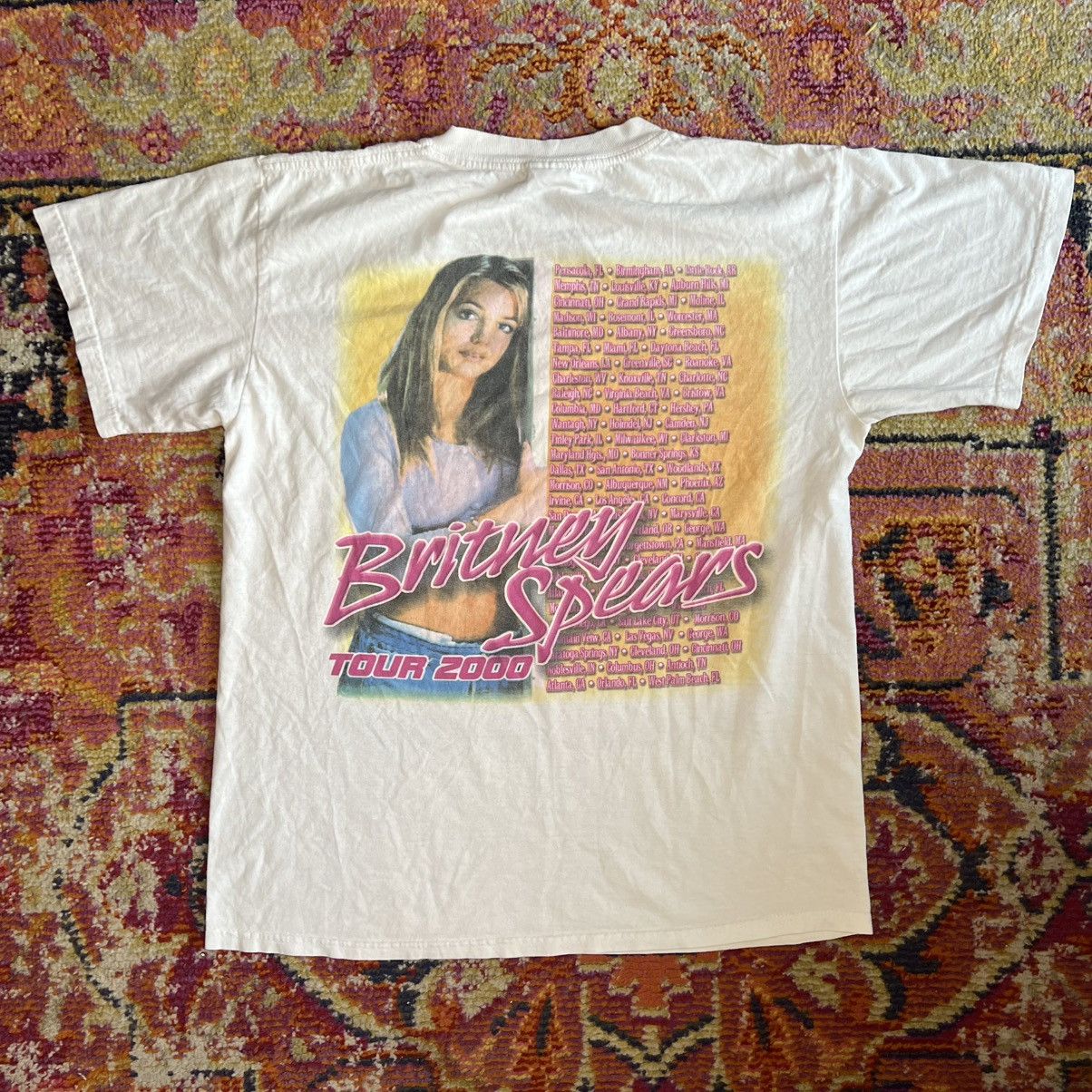 Delta Vintage Britney Spears Oops Tour 2000 T Shirt Y2K Size M Size M / US 6-8 / IT 42-44 - 4 Thumbnail