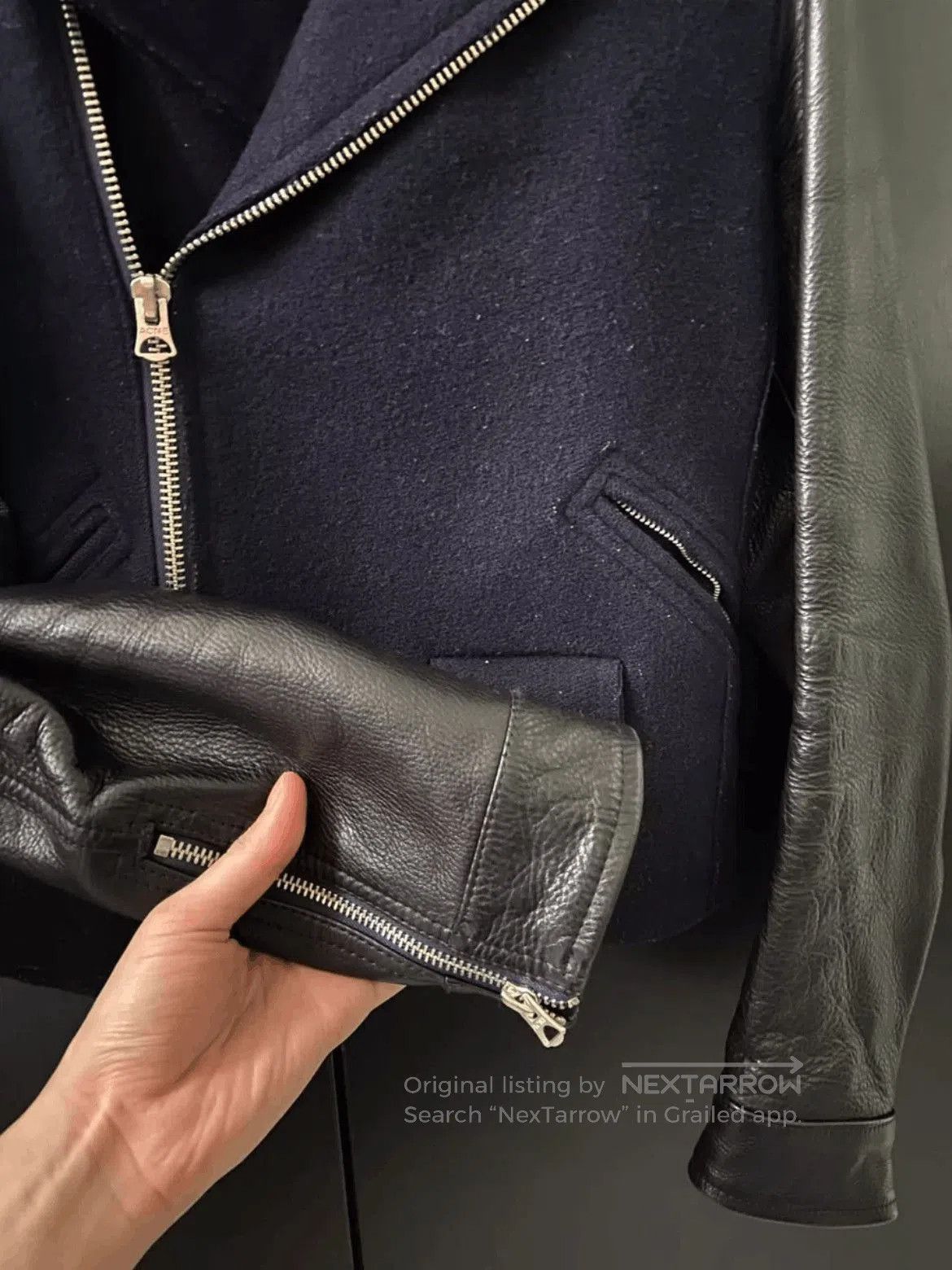 Acne Studios Sz 46 Acne Studios Leather Sleeves Jacket. Size US S / EU 44-46 / 1 - 6 Thumbnail
