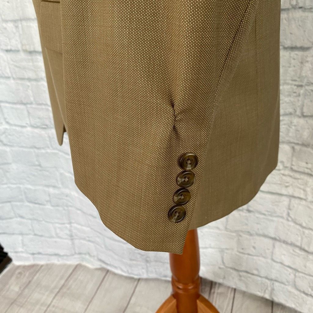 Ralph Lauren Ralph Lauren wool tan suit w/fully lined 3 button jacket and Size 44R - 9 Thumbnail