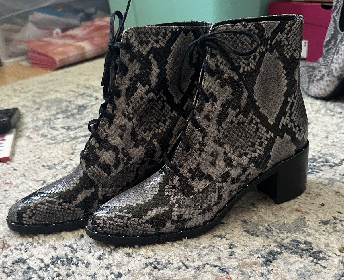 FREDA SALVADOR NWOT snakeskin bootie Size US 6 / IT 36 - 3 Thumbnail