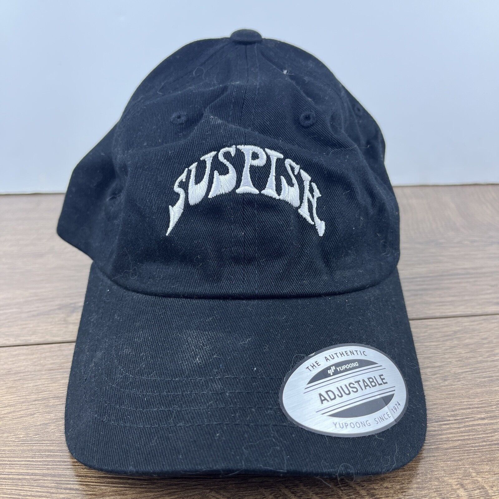 Other Suspish Hat Sus Black Hat Adjustable Adult Size Hat Black Ca Size ONE SIZE - 2 Thumbnail