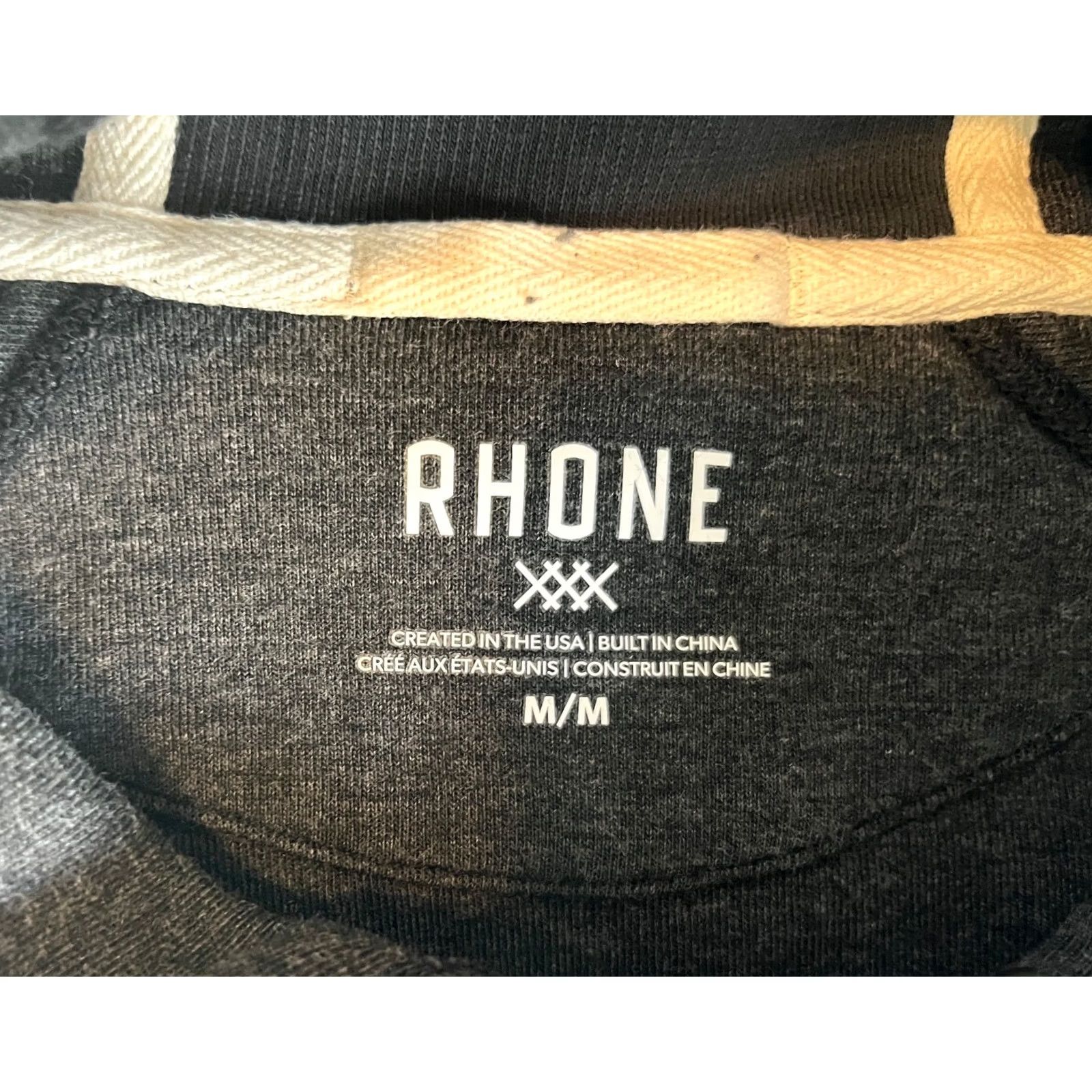 Rhone Rhone Heritage Midweight Hoodie Men’s Heather Gray Sz M Hoodie Size US M / EU 48-50 / 2 - 7 Thumbnail