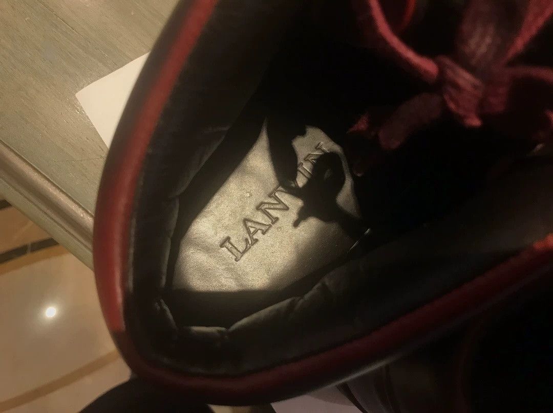 Lanvin Lanvin Red Gradient Mid-Top Sneakers Size US 8 / EU 41 - 5 Thumbnail