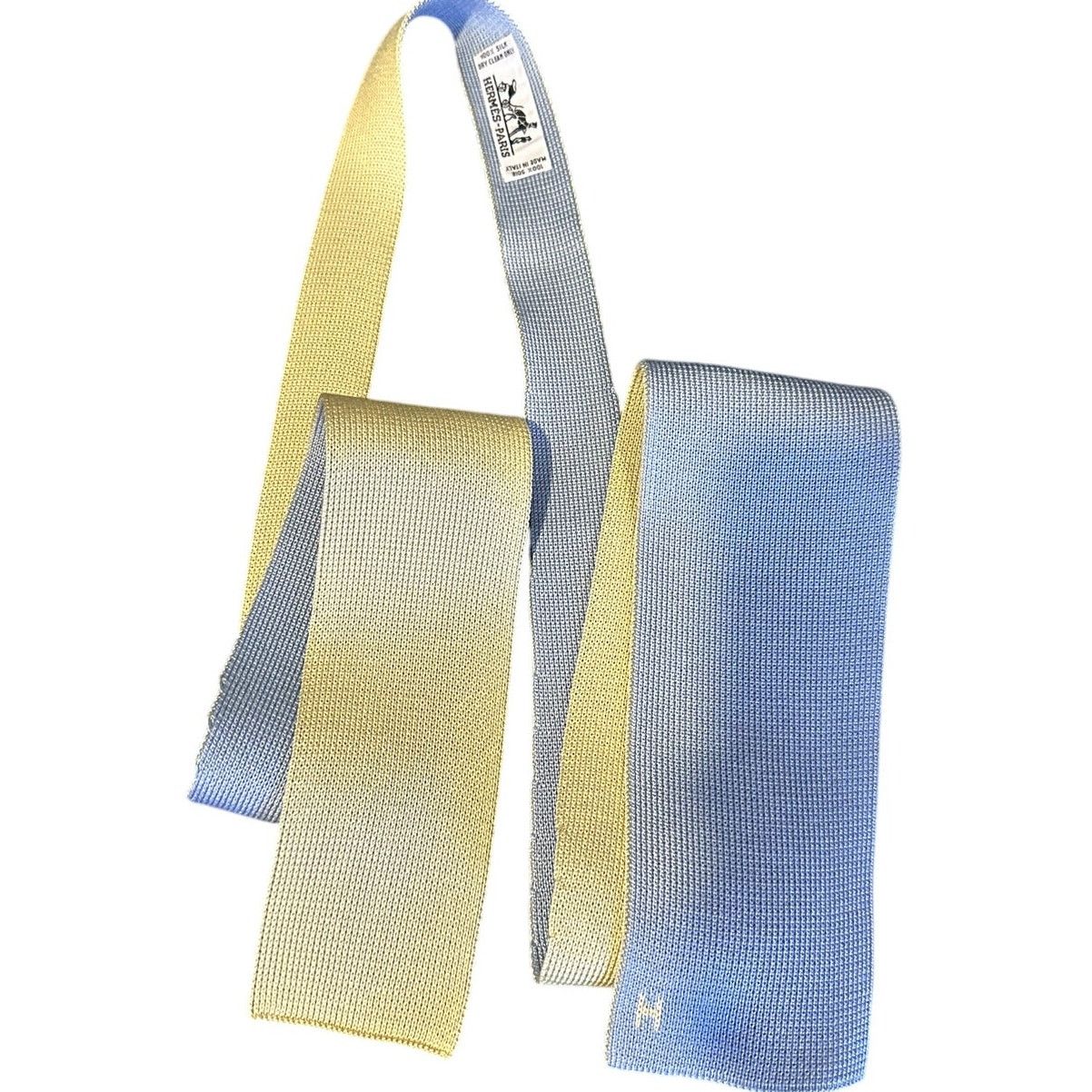 Hermes Hermes Tie - 100% Silk Double-sided Made in France Size ONE SIZE - 3 Thumbnail