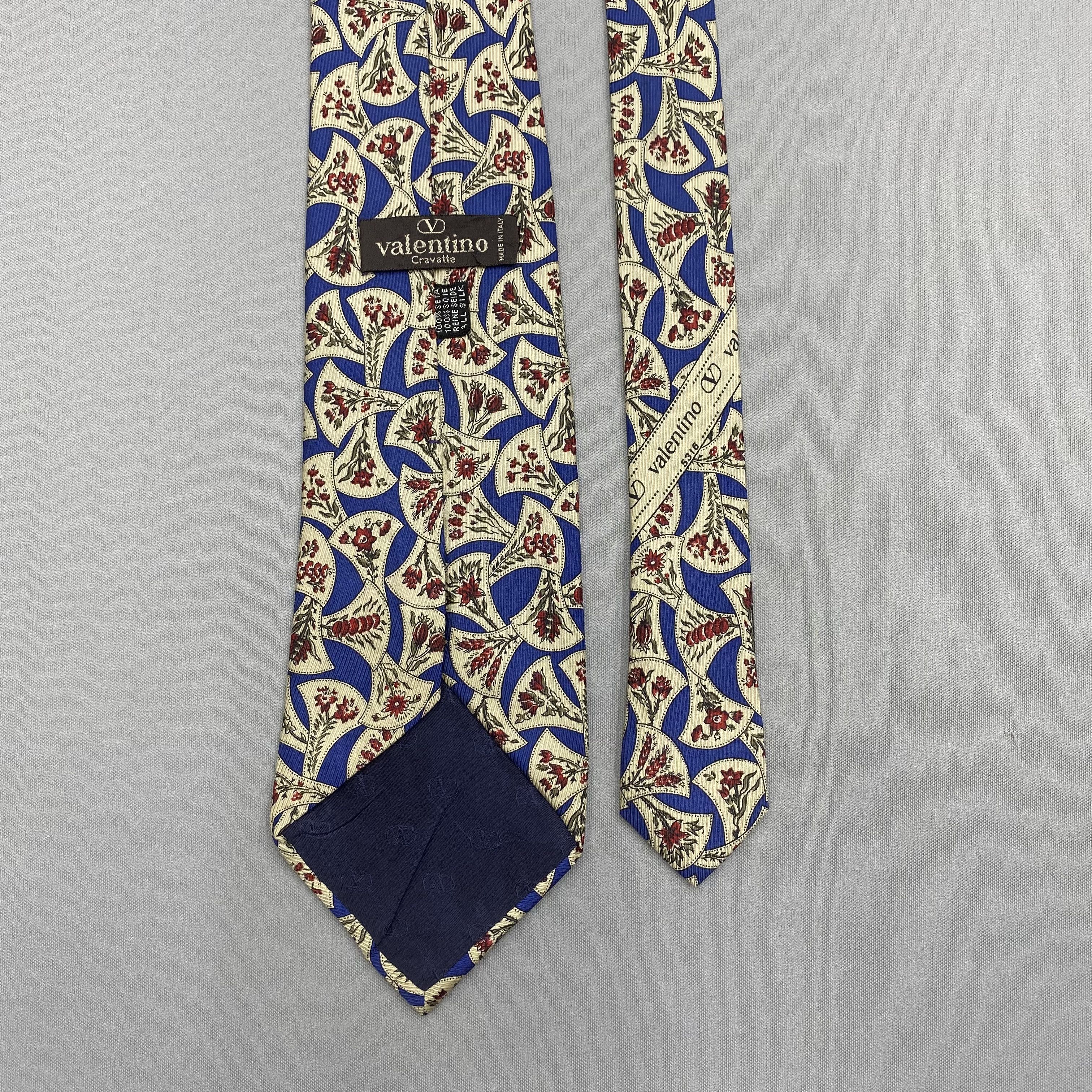 Valentino Vintage Valentino SILK Necktie Cravate Pure Silk Neck Tie Size ONE SIZE - 6 Thumbnail