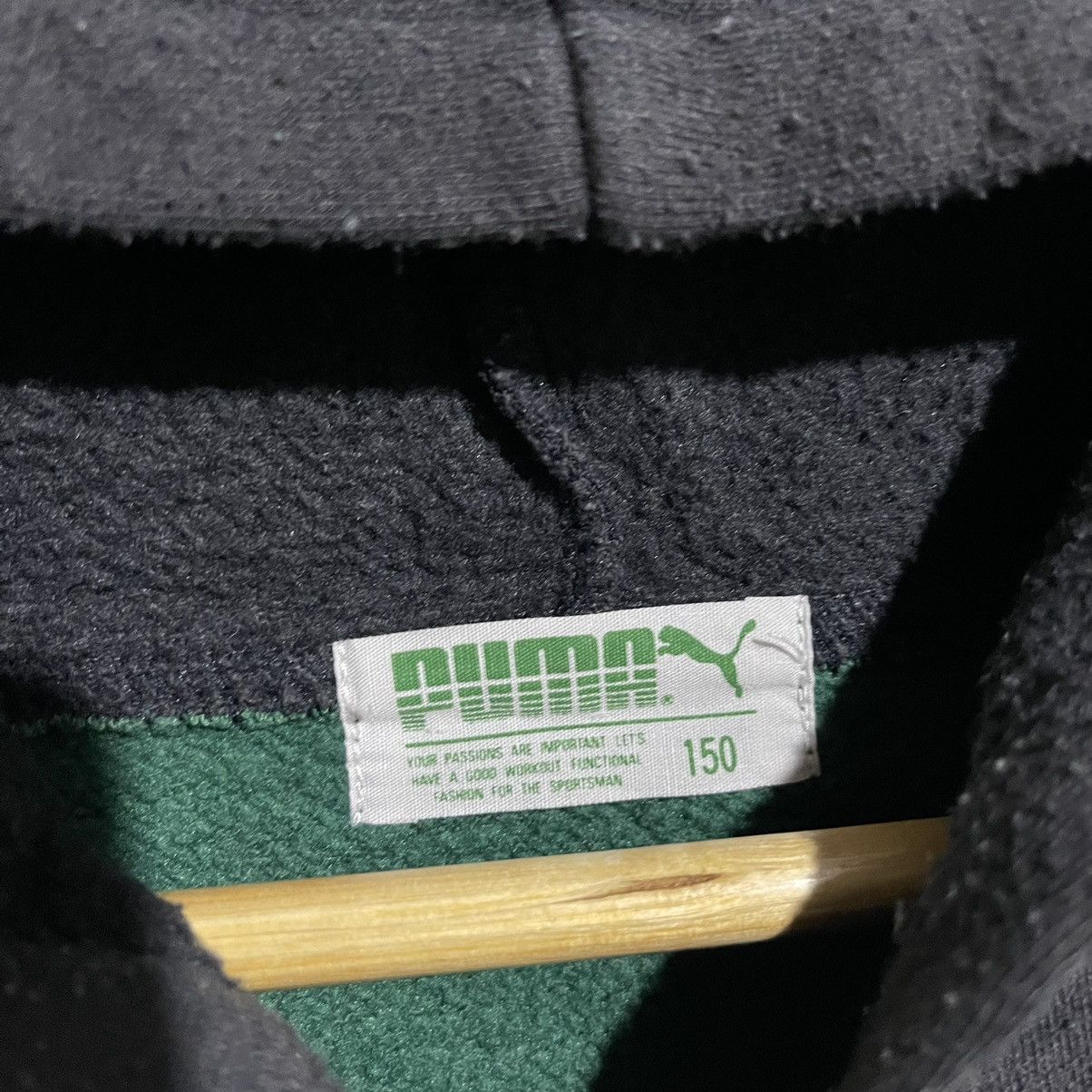Puma Vintage Puma Hoodie – Green & Black Panel Design Size US M / EU 48-50 / 2 - 7 Thumbnail