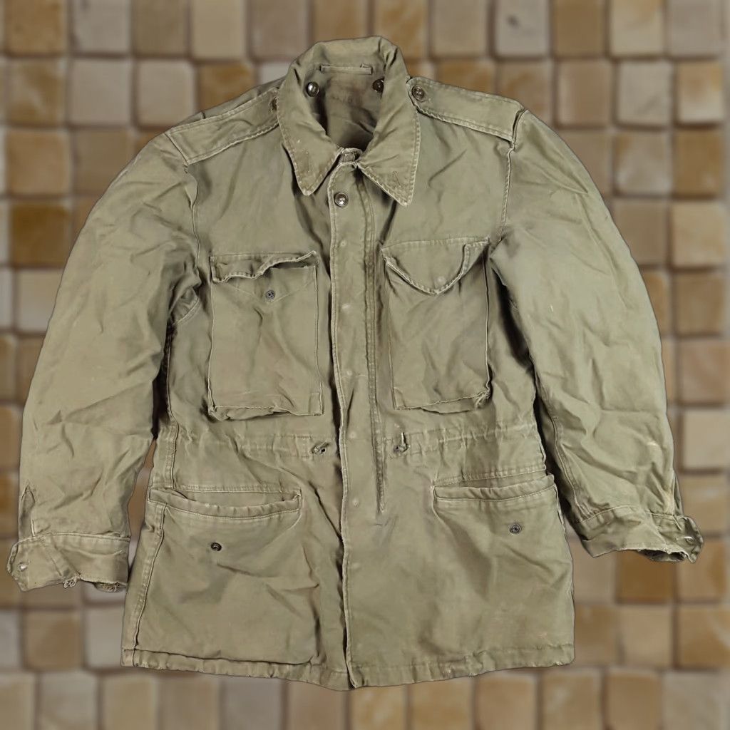 Vintage VINTAGE US Army M-1951 Field Jacket Military Vietnam Men's Small Green BDU Coat 90s Military Retro Size US S / EU 44-46 / 1 - 1 Thumbnail
