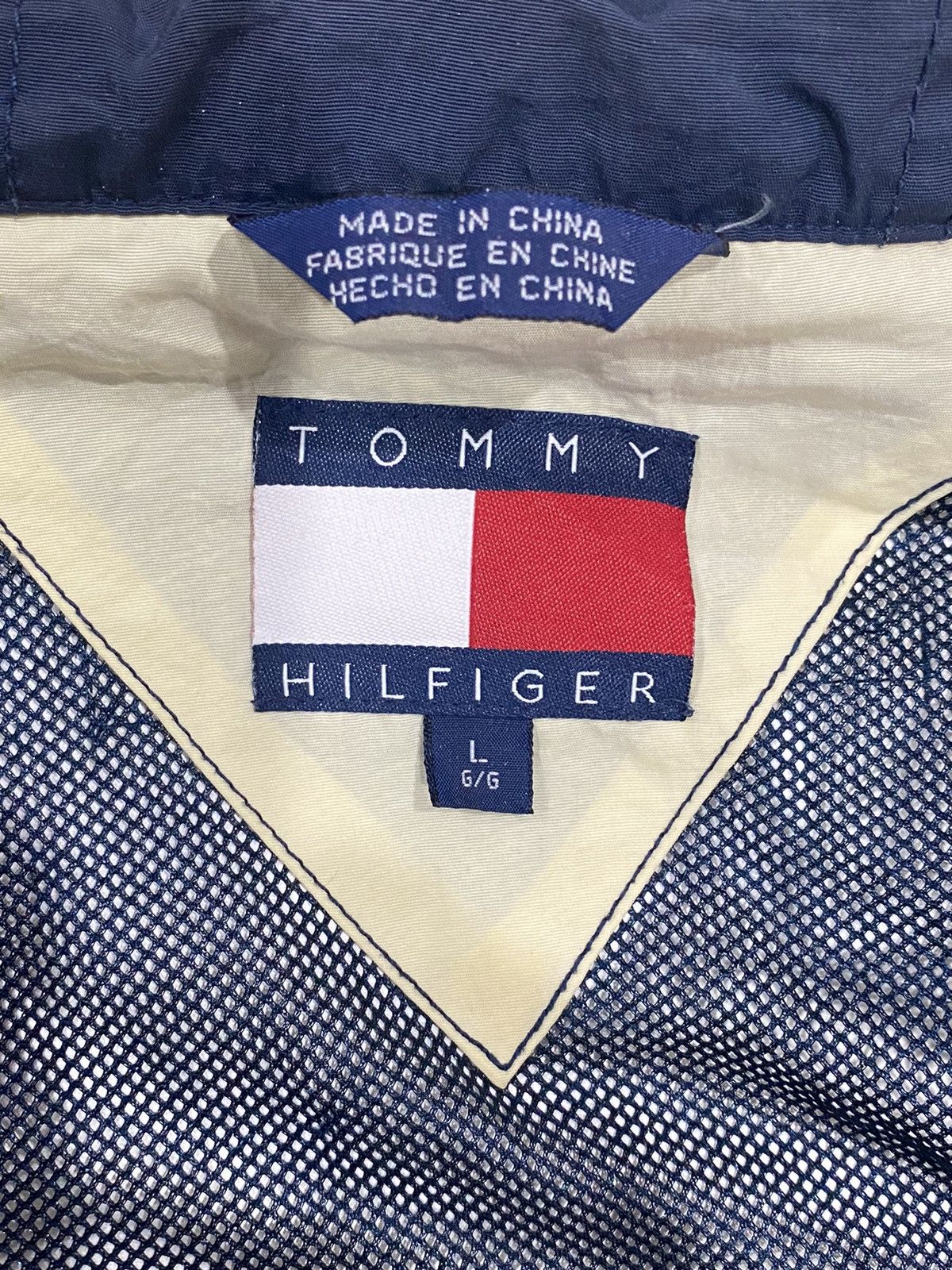 Tommy Hilfiger Vintage TOMMY HILFIGER Hoodie Light Zipper Jacket (L) Size US L / EU 52-54 / 3 - 11 Thumbnail