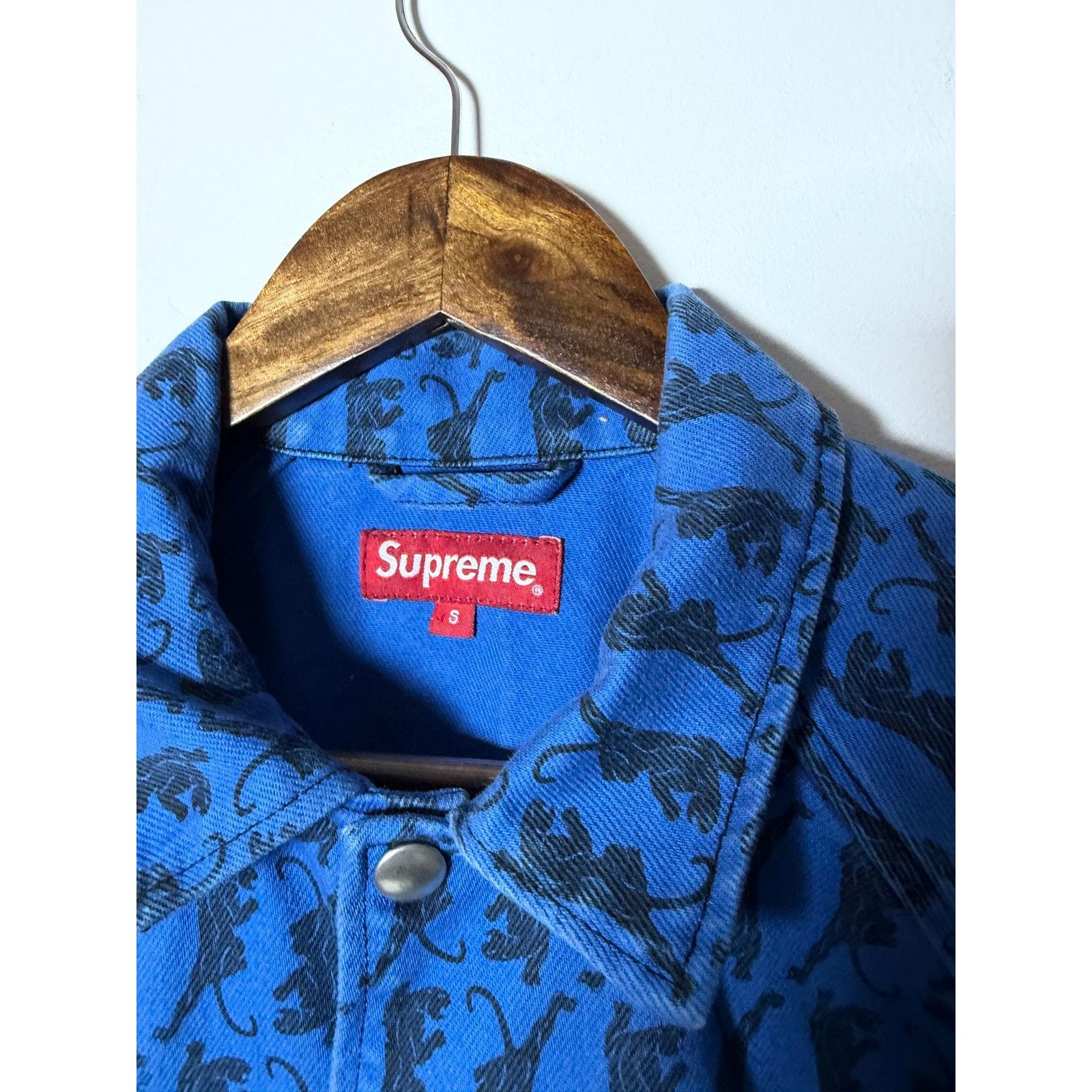 Supreme Supreme Panther Snap Front Twill Jacket Size US S / EU 44-46 / 1 - 3 Thumbnail