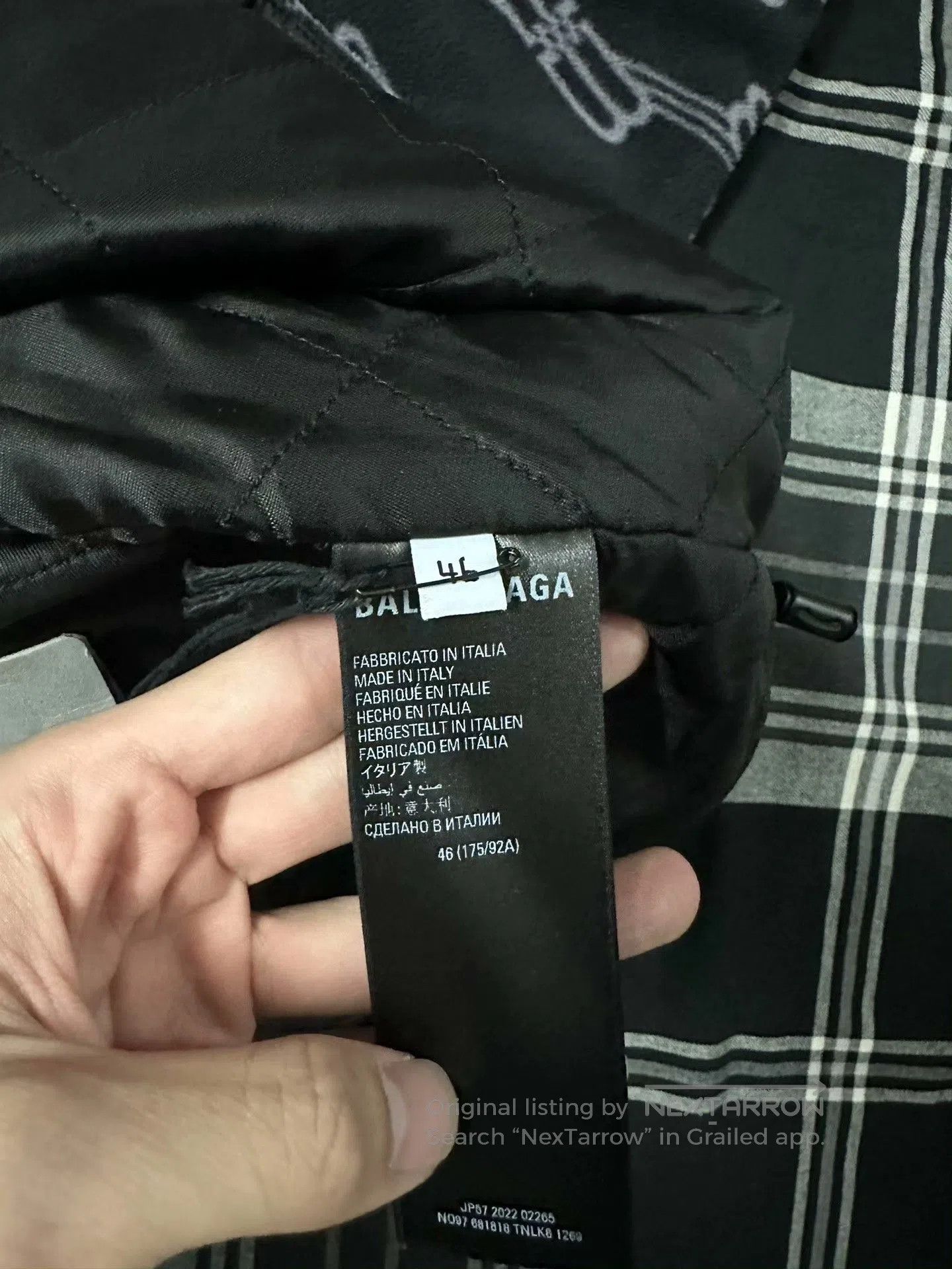 Balenciaga Balenciaga SS23 Logo Zip High-Neck Jacket. Size US S / EU 44-46 / 1 - 7 Thumbnail