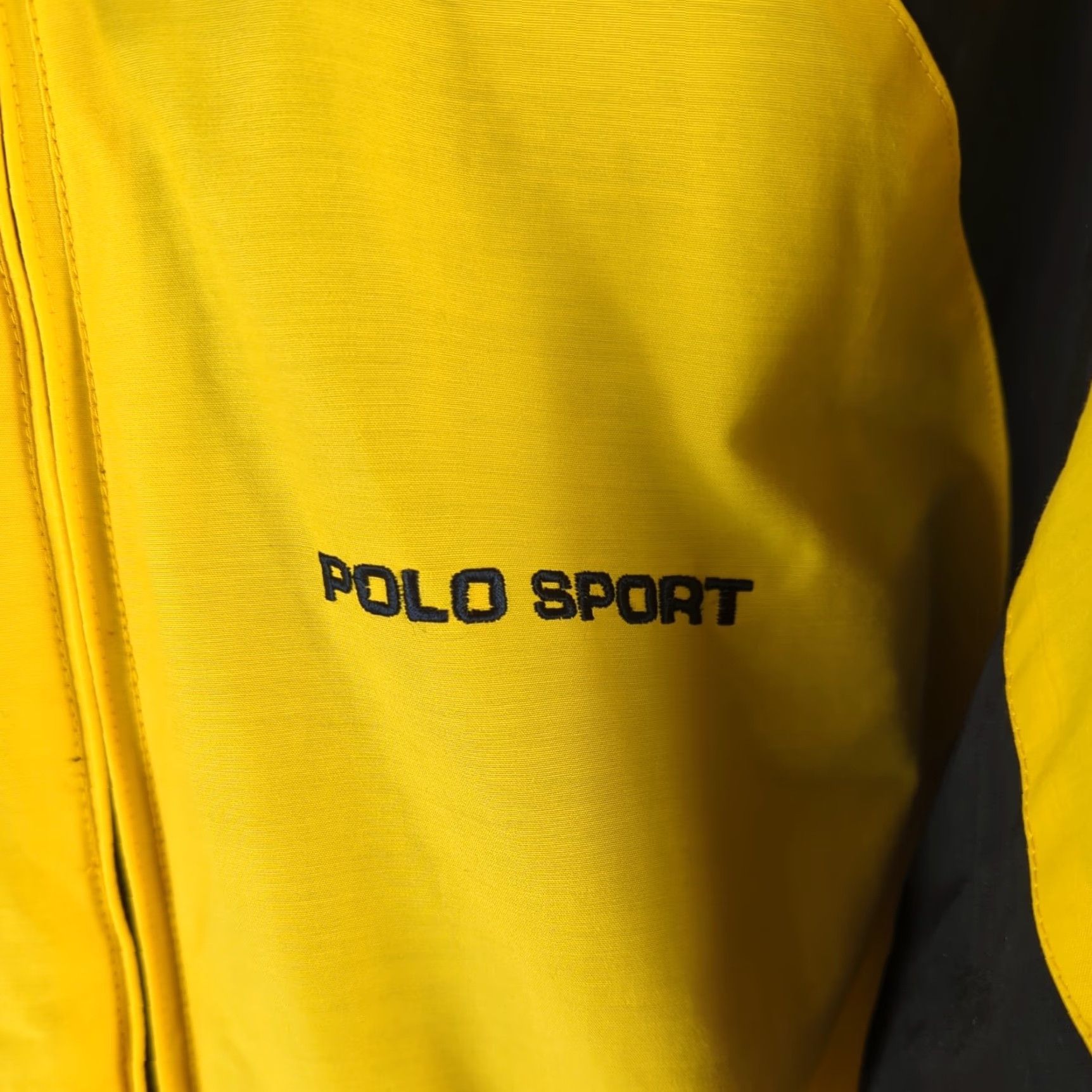 Vintage VINTAGE Polo Sport Men's Jacket Reversible Fleece Yellow M Corp Size US M / EU 48-50 / 2 - 2 Thumbnail