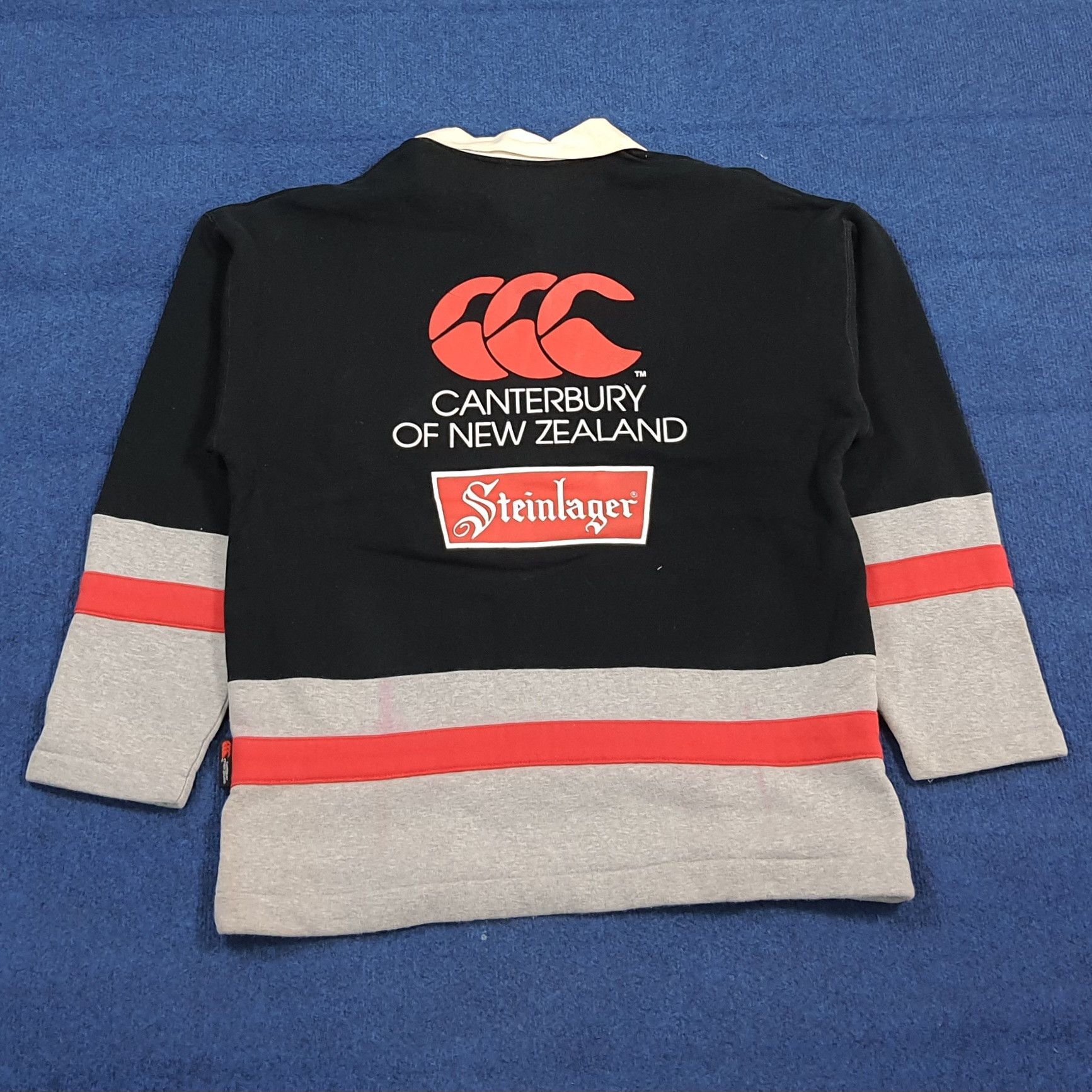 Canterbury of New Zealand Vintage All Blacks Rugby Polo Shirt Canterbury C302N23 Size US M / EU 48-50 / 2 - 2 Thumbnail