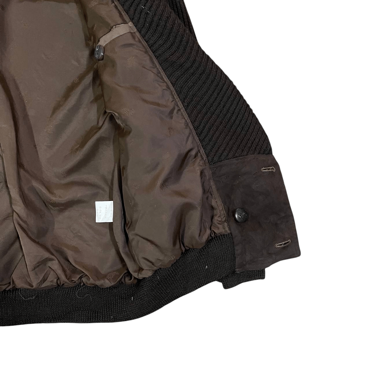 Issey Miyake Vintage Giovanni Uomo Wool Knit Bomber Jacket Issey Style Size US M / EU 48-50 / 2 - 7 Thumbnail