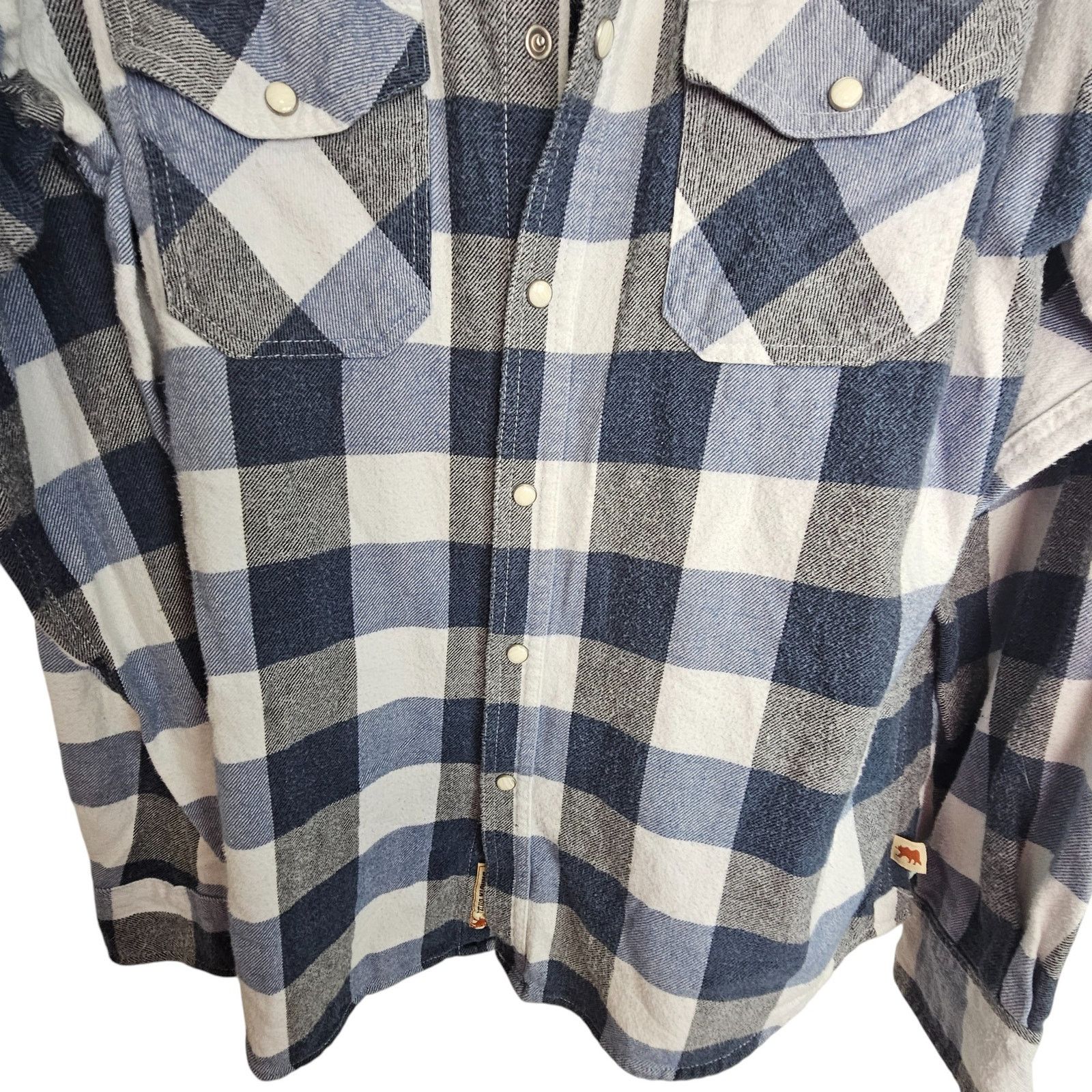 Dakota Grizzly Dakota Grizzly Mens Flannel Shirt Western Snap Front Sz L Size US L / EU 52-54 / 3 - 3 Thumbnail