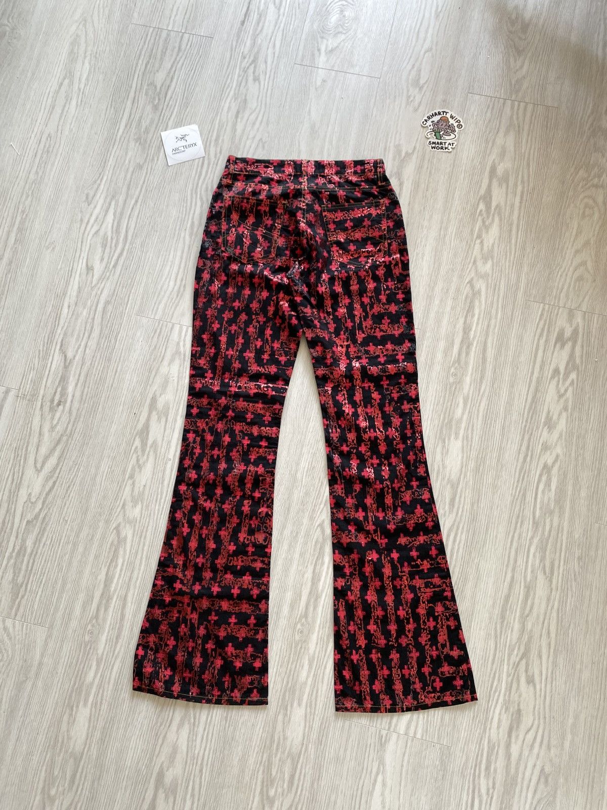 Custo Barcelona Custo Barcelona black and red pants Size 28" / US 6 / IT 42 - 5 Thumbnail