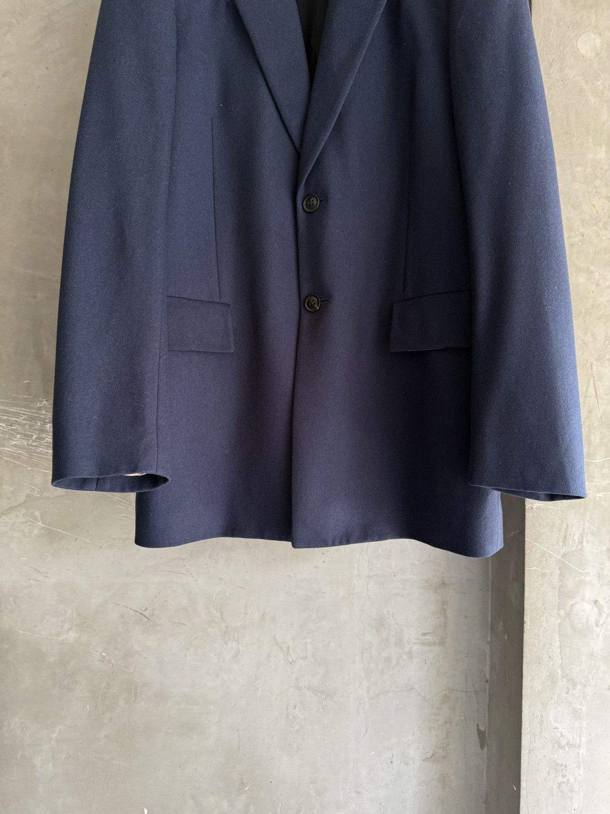 Paul Smith PAUL SMITH Archive Dark Navy Wool Tailored Jacket Size 46S - 4 Thumbnail
