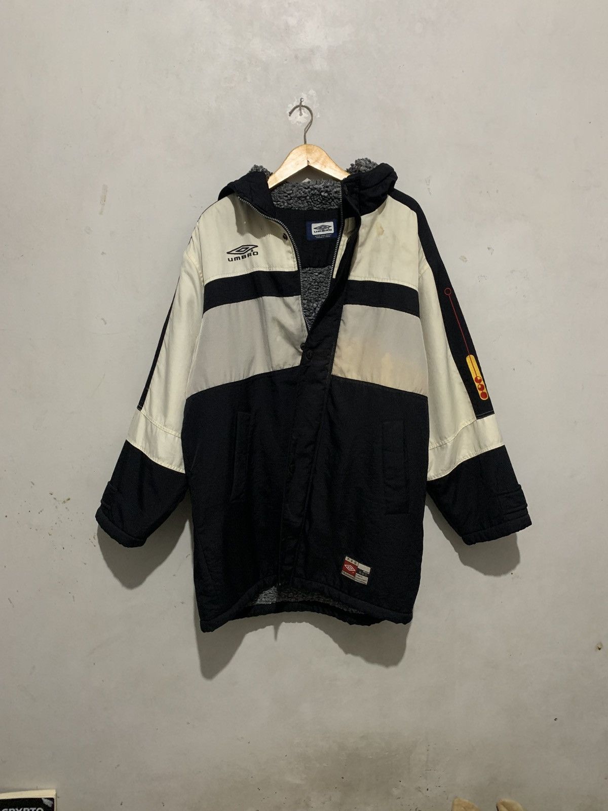 Umbro Jacket Hoodie Umbro Sherpa Pro Training Vintage 80s USA Size US XXL / EU 58 / 5 - 3 Thumbnail