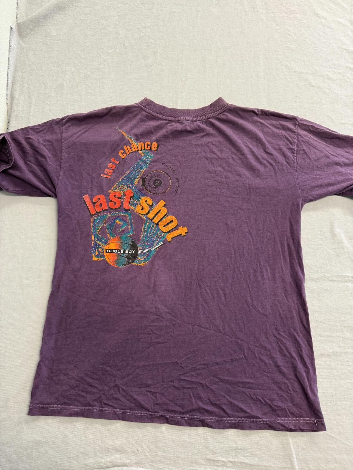 Designer Vintage Bugle Boy T-shirt Last Chance Last Shot Sports Tee L Size US L / EU 52-54 / 3 - 3 Thumbnail