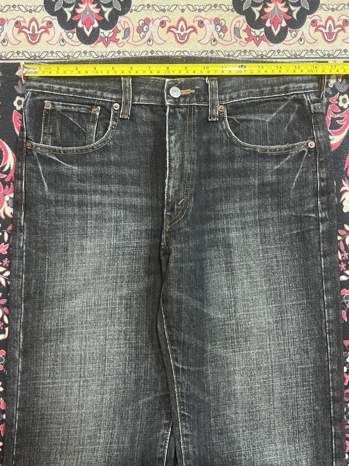 Japanese Brand Vintage Japanese Bobson Chessking Black Wash Distressed Jean Size US 32 / EU 48 - 12 Thumbnail