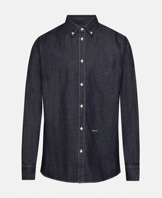 Dsquared2 Denim shirt Size 44R - 1 Preview