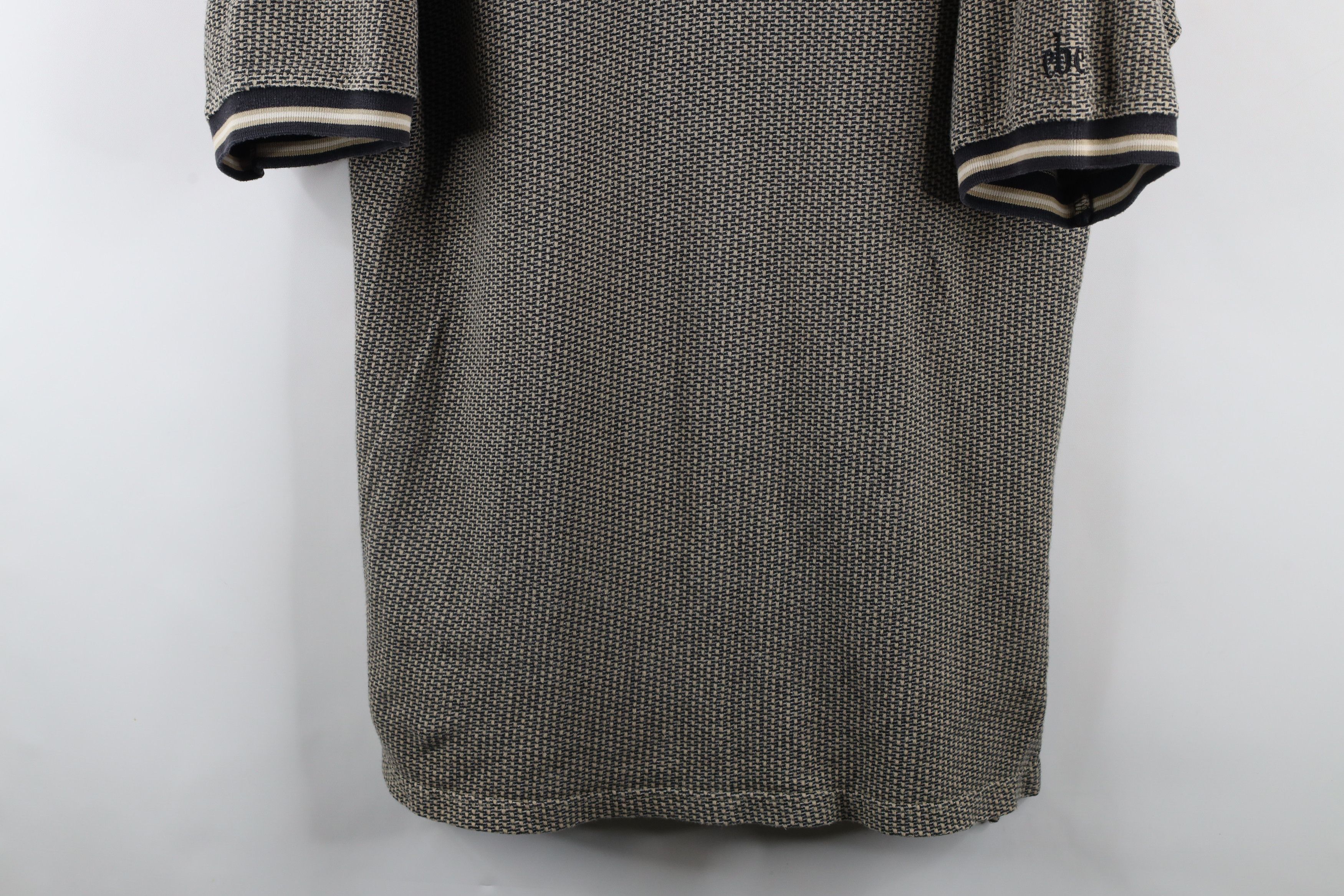 Vintage Vintage 90s Streetwear Geometric Collared Golf Polo Shirt Size US L / EU 52-54 / 3 - 3 Thumbnail