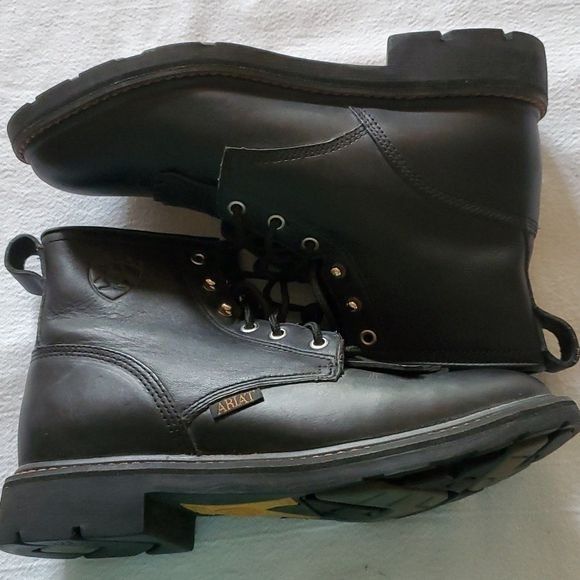 Ariat Ariat #31001 Womens Pro Cascade Black Leather Steel Toed Sz. Size US 8.5 / IT 38.5 - 4 Thumbnail
