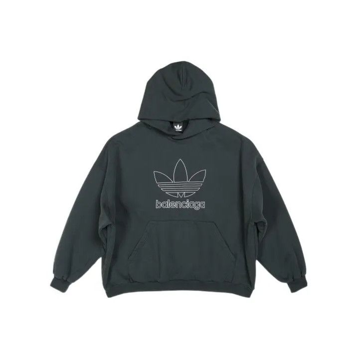Balenciaga Balenciaga x Adidas Logo Print Hoodie Size US M / EU 48-50 / 2 - 1 Thumbnail