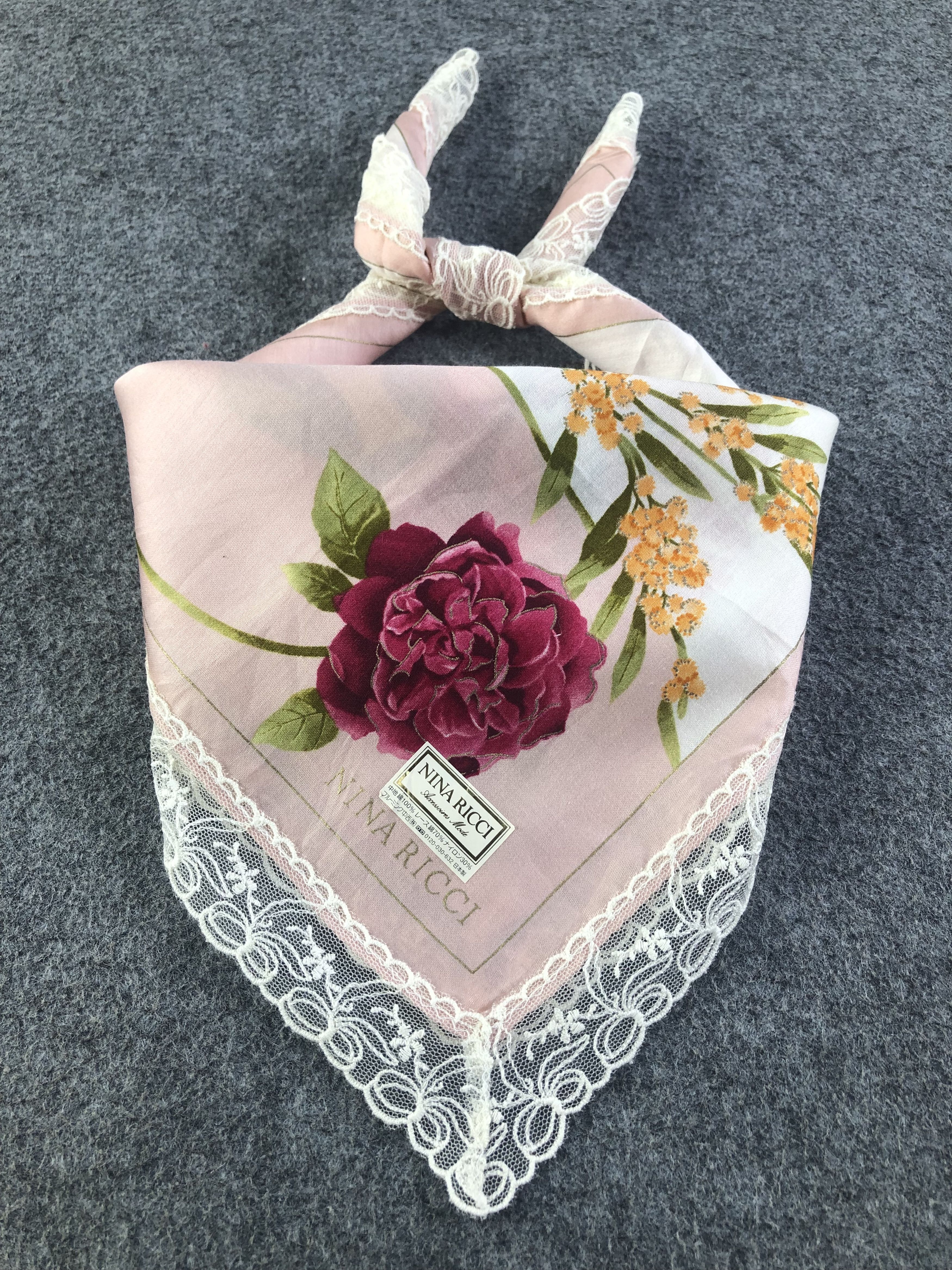 Nina Ricci × Vintage Nina Ricci Handkerchief / Bandana / Neckerchief Size ONE SIZE - 1 Thumbnail