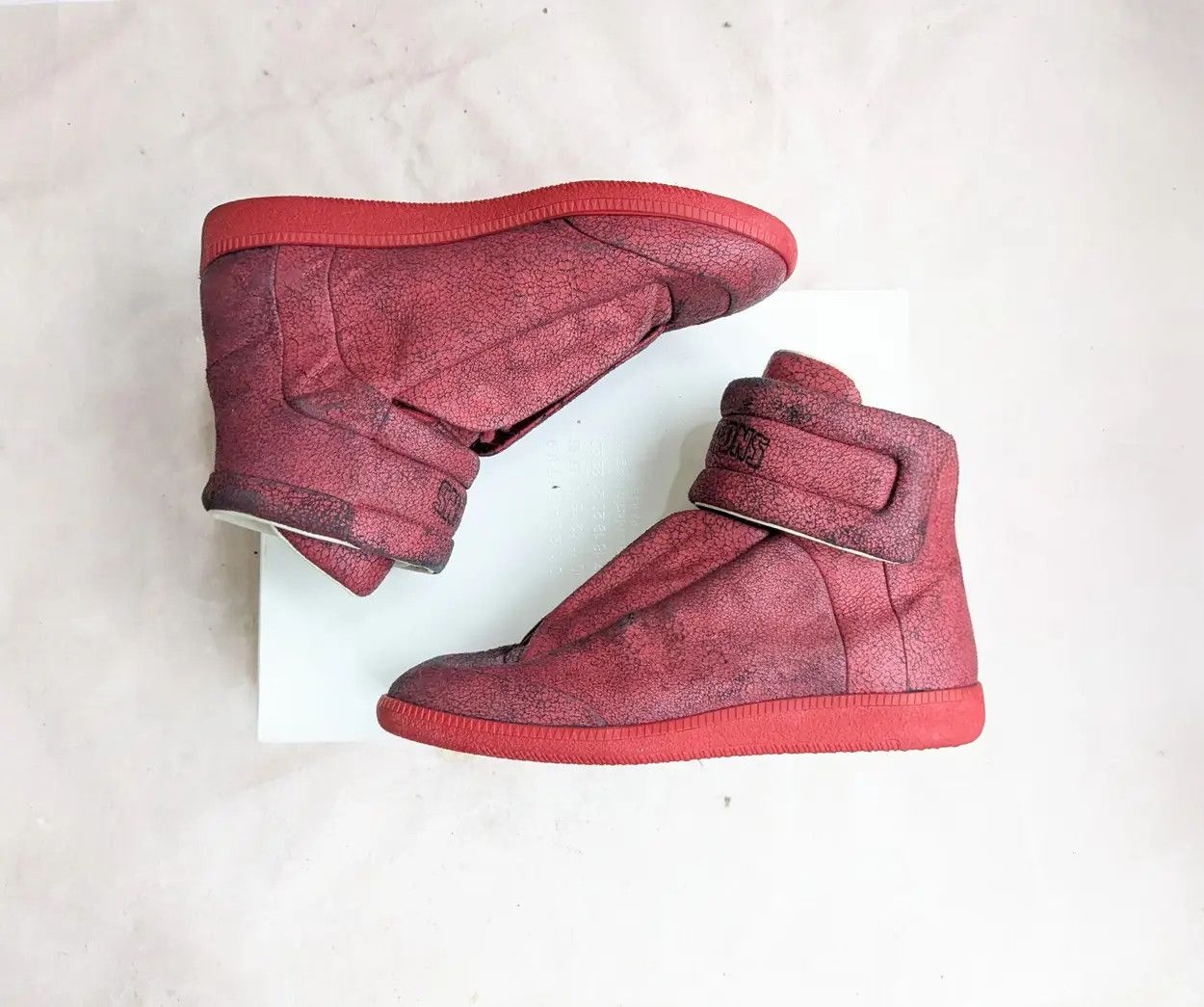 Maison Margiela Maison Margiela Future Red 9 42 Leather High Tops