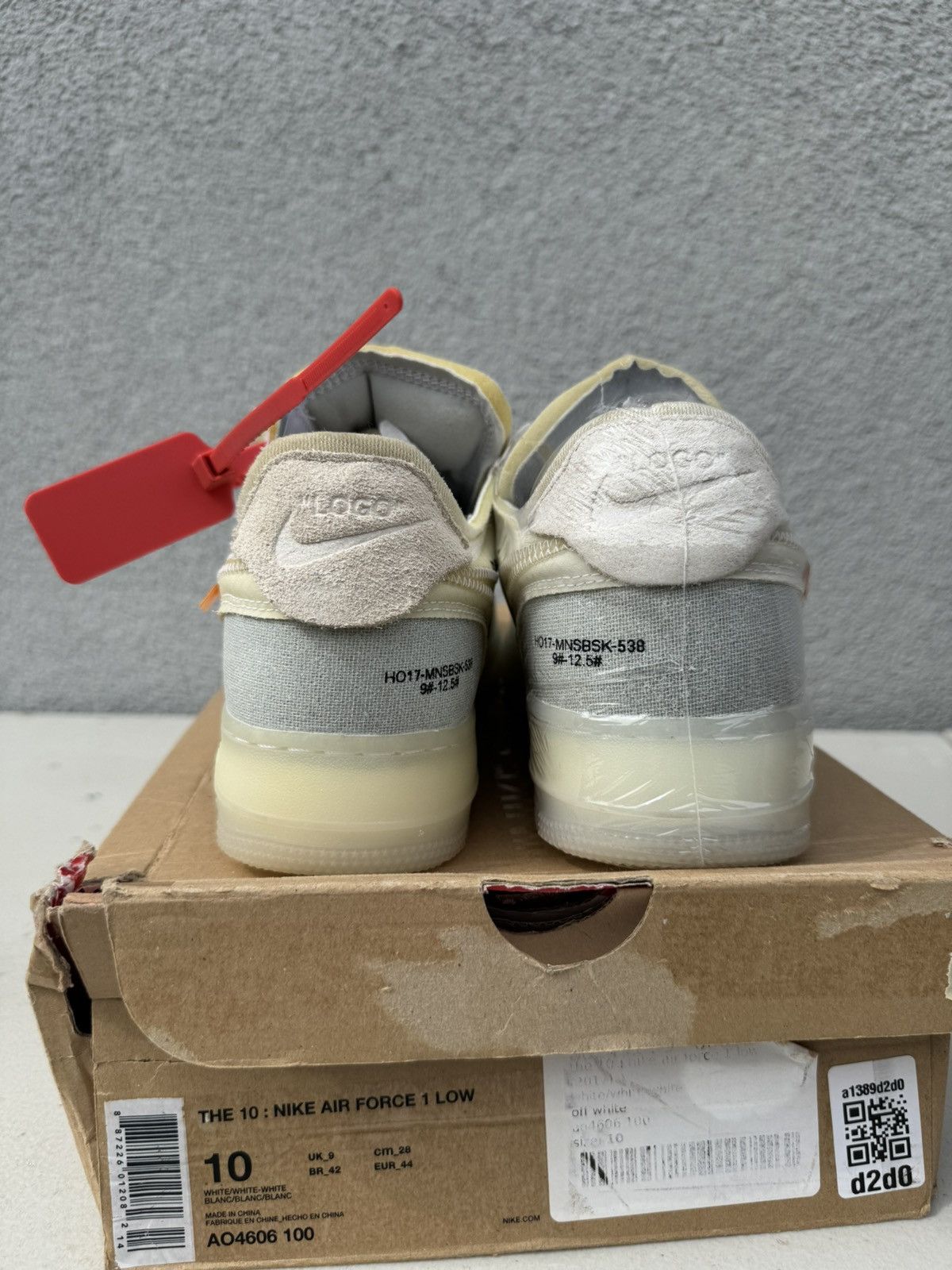 Nike × Off-White Off white Air Force 1 Size US 10 / EU 43 - 2 Thumbnail
