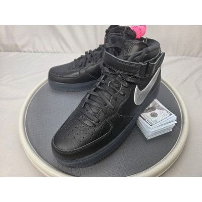 Nike Nike Air Force 1 Mid PRM Black/Silver AF1 Men’s 12 DX3061-00 Size US 12 / EU 45 - 7 Thumbnail