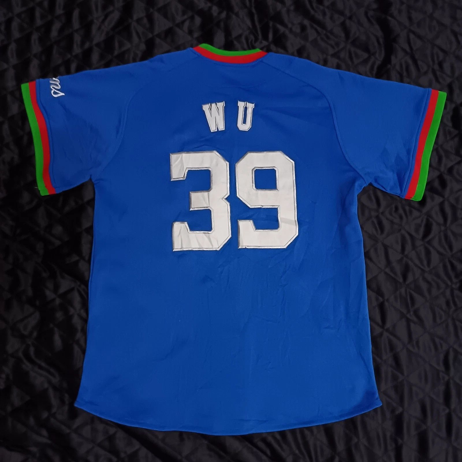Majestic Seibu Lions Nien-Ting Wu 呉念庭 Japanese Taiwan Baseball Jersey Size US S / EU 44-46 / 1 - 6 Thumbnail