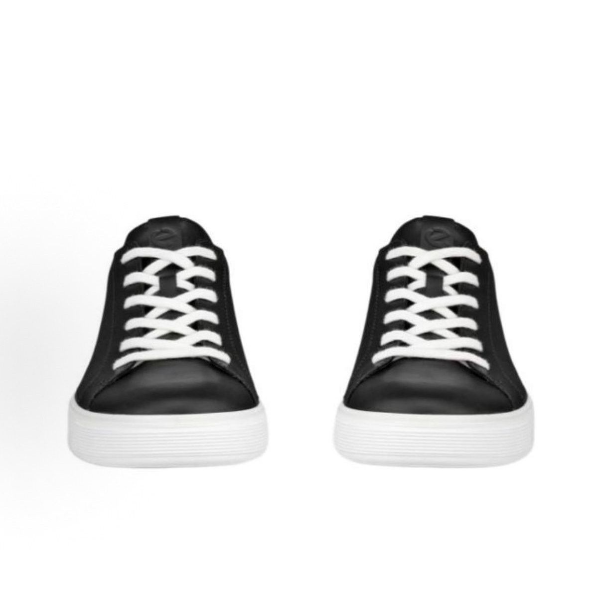 Ecco ECCO MEN'S 46 STREET TRAY BLACK LEATHER SNEAKER LACE UP NIB Size US 12 / EU 45 - 5 Thumbnail
