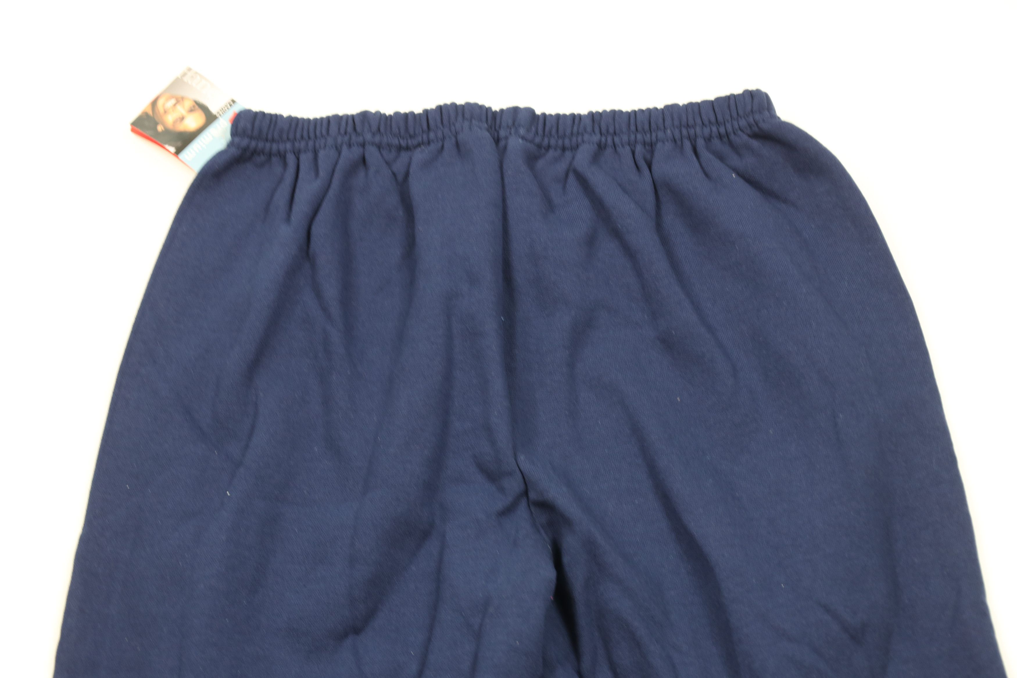 Vintage Deadstock Vintage Y2K Streetwear Blank Sweatpants Navy Blue Size 25" / US 0 / IT 36 - 10 Thumbnail