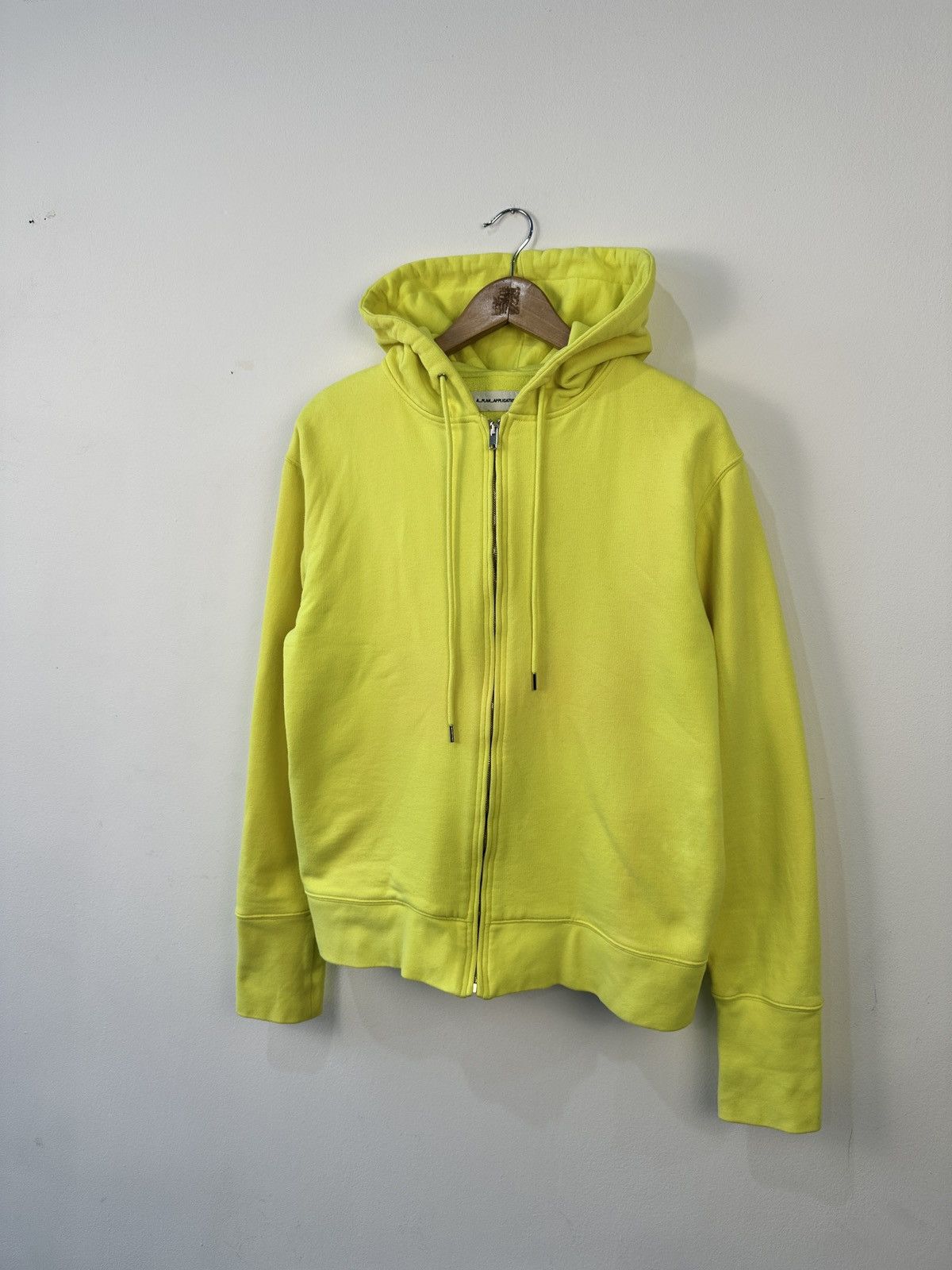 Other A_PLAN_APPLICATION Full Zip Hoodie Neon Yellow Raccagni Zip Size US XS / EU 42 / 0 - 3 Thumbnail