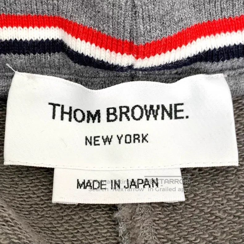 Thom Browne Thom Browne size 2 Gray Cotton Cuffed Sport Pants Size US 28 / EU 44 - 7 Thumbnail