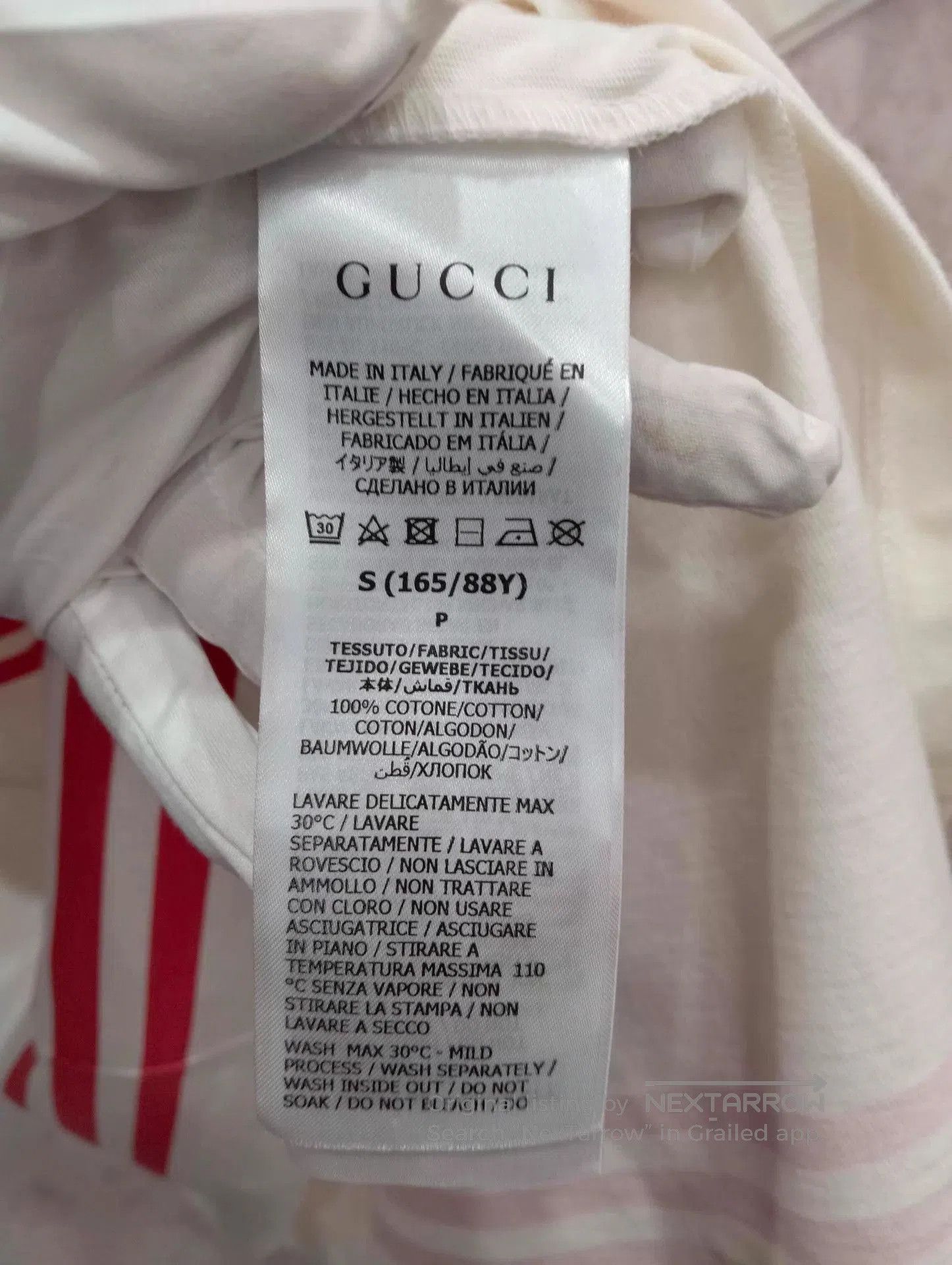 Gucci White Short Sleeve Graphic Print T. Size US S / EU 44-46 / 1 - 1 Thumbnail