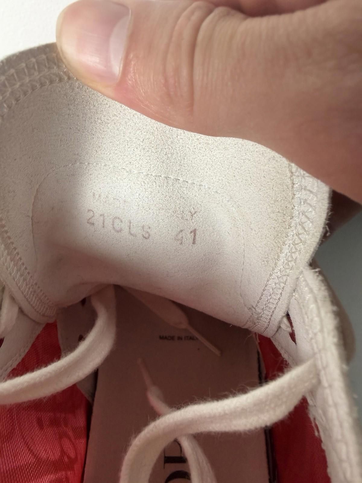 Dior Dior B23 High Top Sneakers Red Dior Oblique Men’s EU 41 Size US 8 / EU 41 - 6 Thumbnail