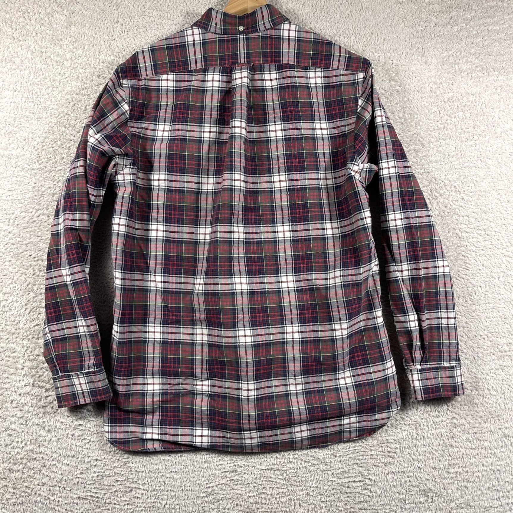 Polo Ralph Lauren Polo Ralph Lauren Shirt Mens Large Plaid Red Button-Up Long Sleeve Pocket Preppy Size US L / EU 52-54 / 3 - 3 Thumbnail
