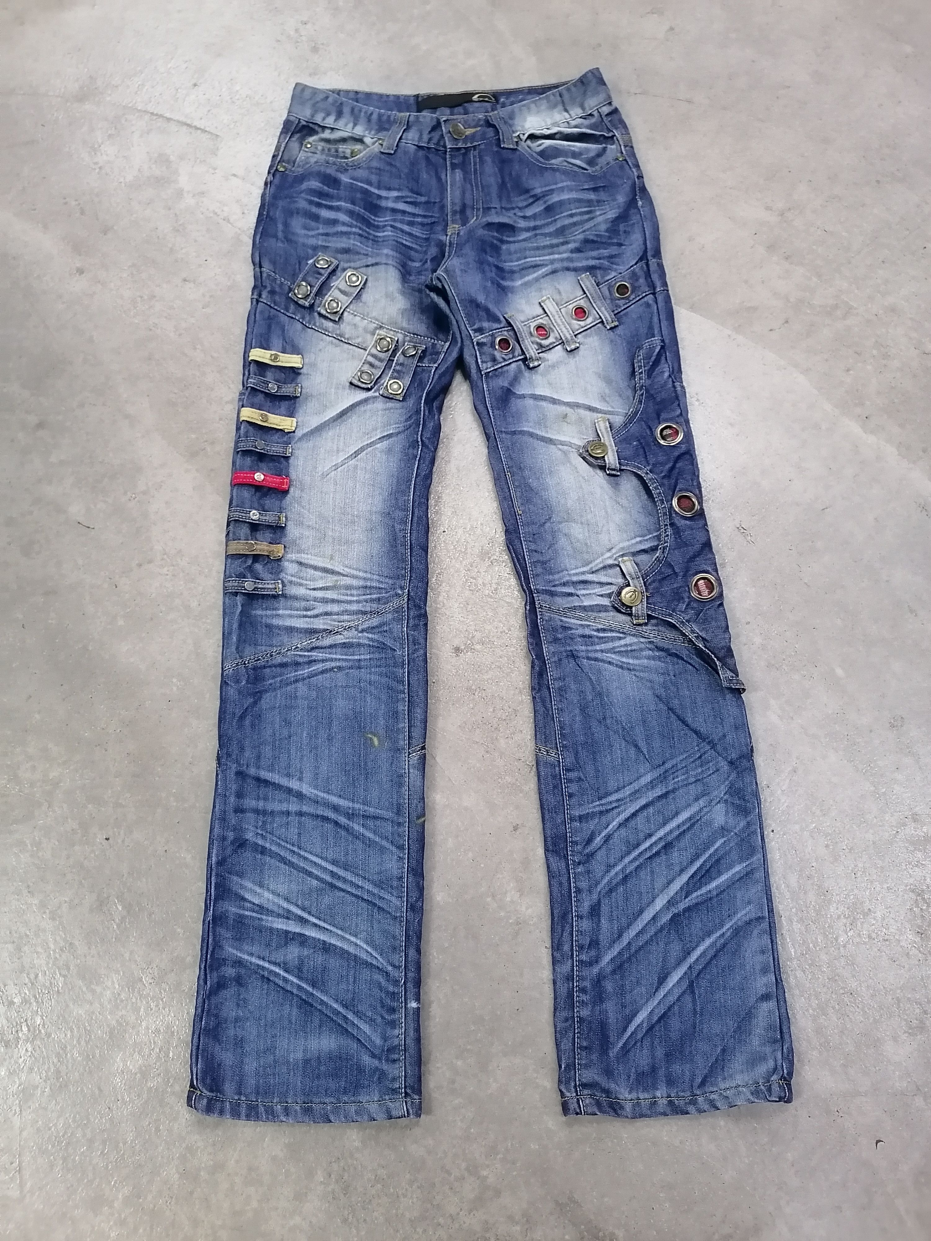 Just Cavalli × Seditionaries Seditionaries Bondage Just Cavalli Distressed Denim Pants Size US 29 - 1 Thumbnail