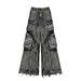 Japanese Brand × Vintage faded y2k hiphop baggy cargo pants Size US 31 - 5 Thumbnail