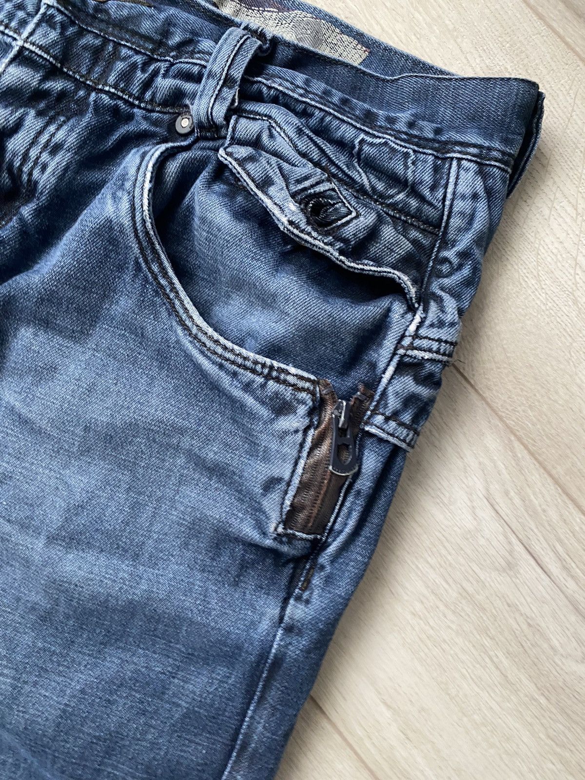 Hysteric Glamour Vintage VTG Faded Japanese Style Cargo Faded Y2K Jeans Denim Size US 32 / EU 48 - 9 Thumbnail