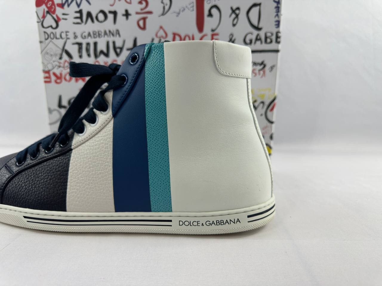 Dolce & Gabbana Dolce & Gabbana Saint Tropex High Sneakers Size US 10.5 / EU 43-44 - 7 Thumbnail