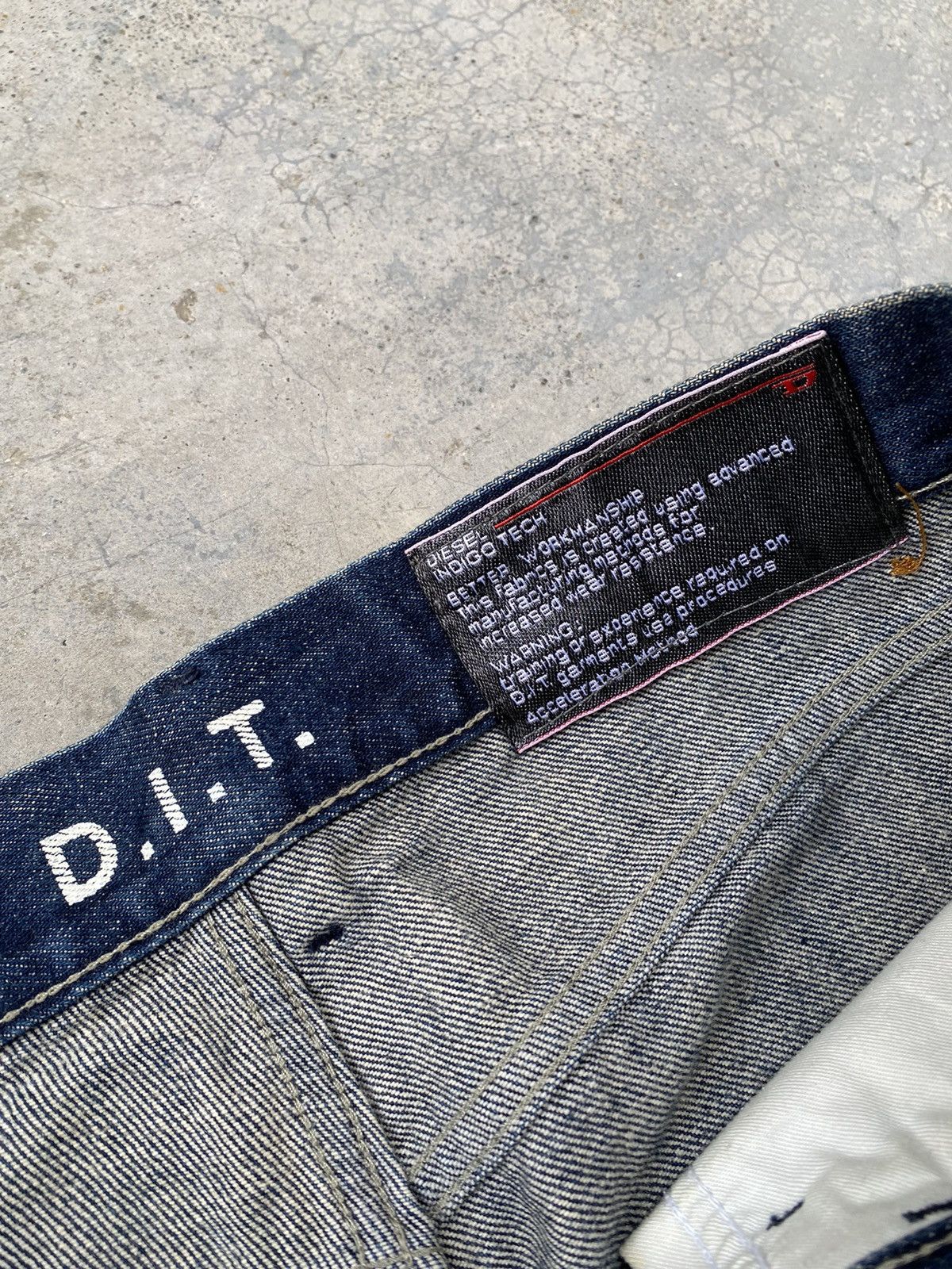Diesel Vintage Y2k Diesel Distressed Denim Pants Size US 30 / EU 46 - 7 Thumbnail
