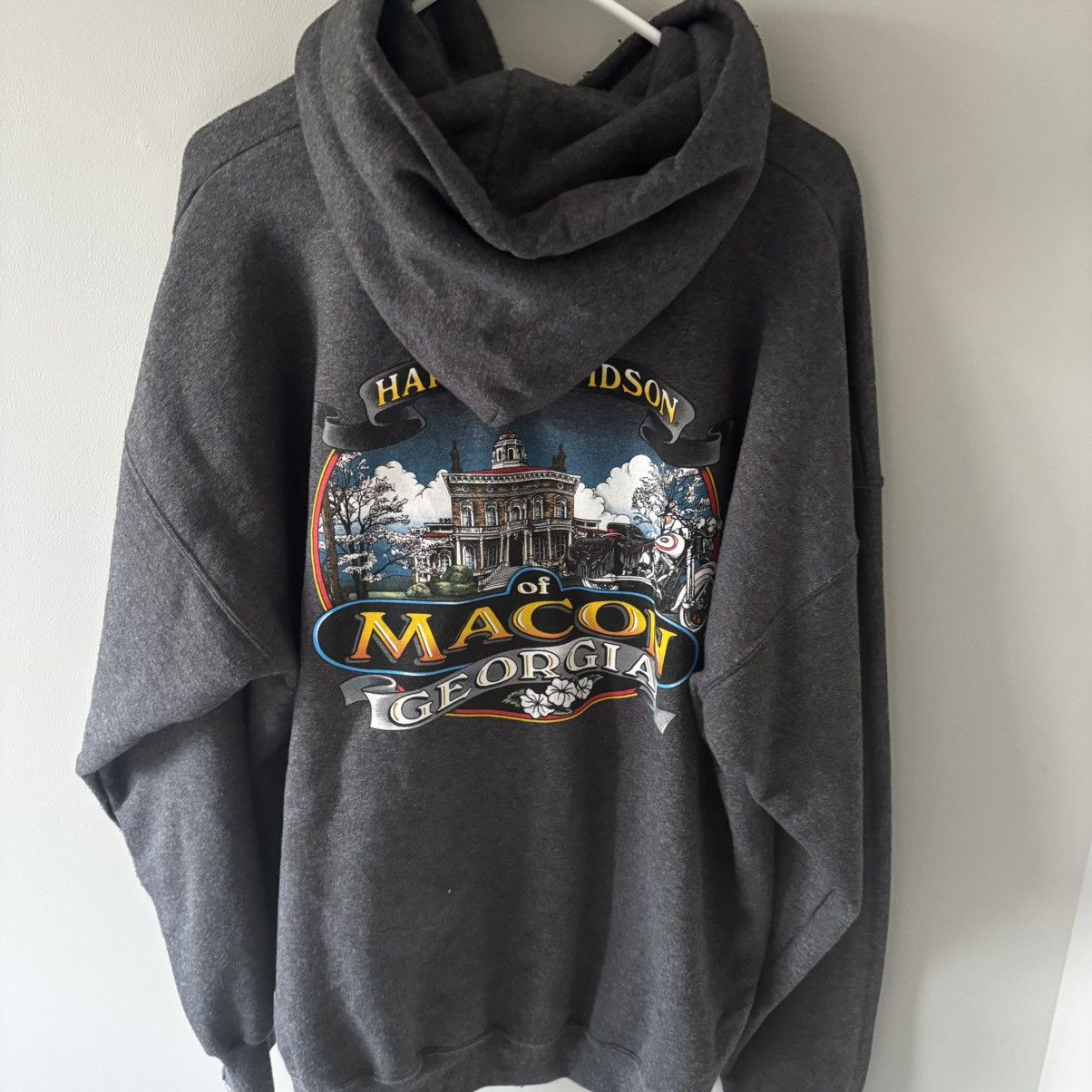 Harley Davidson Y2K 2001 Harley Davidson Flame Logo Hoodie Size US XL / EU 56 / 4 - 4 Thumbnail