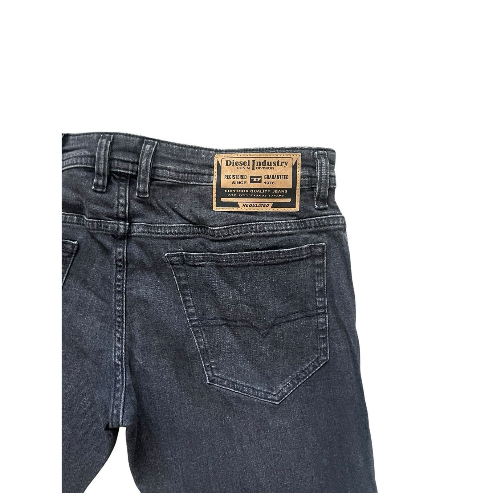 Diesel Diesel Mens Thommer Slim Fit Jeans RB063 Black Size 32/32 Size US 32 / EU 48 - 5 Thumbnail