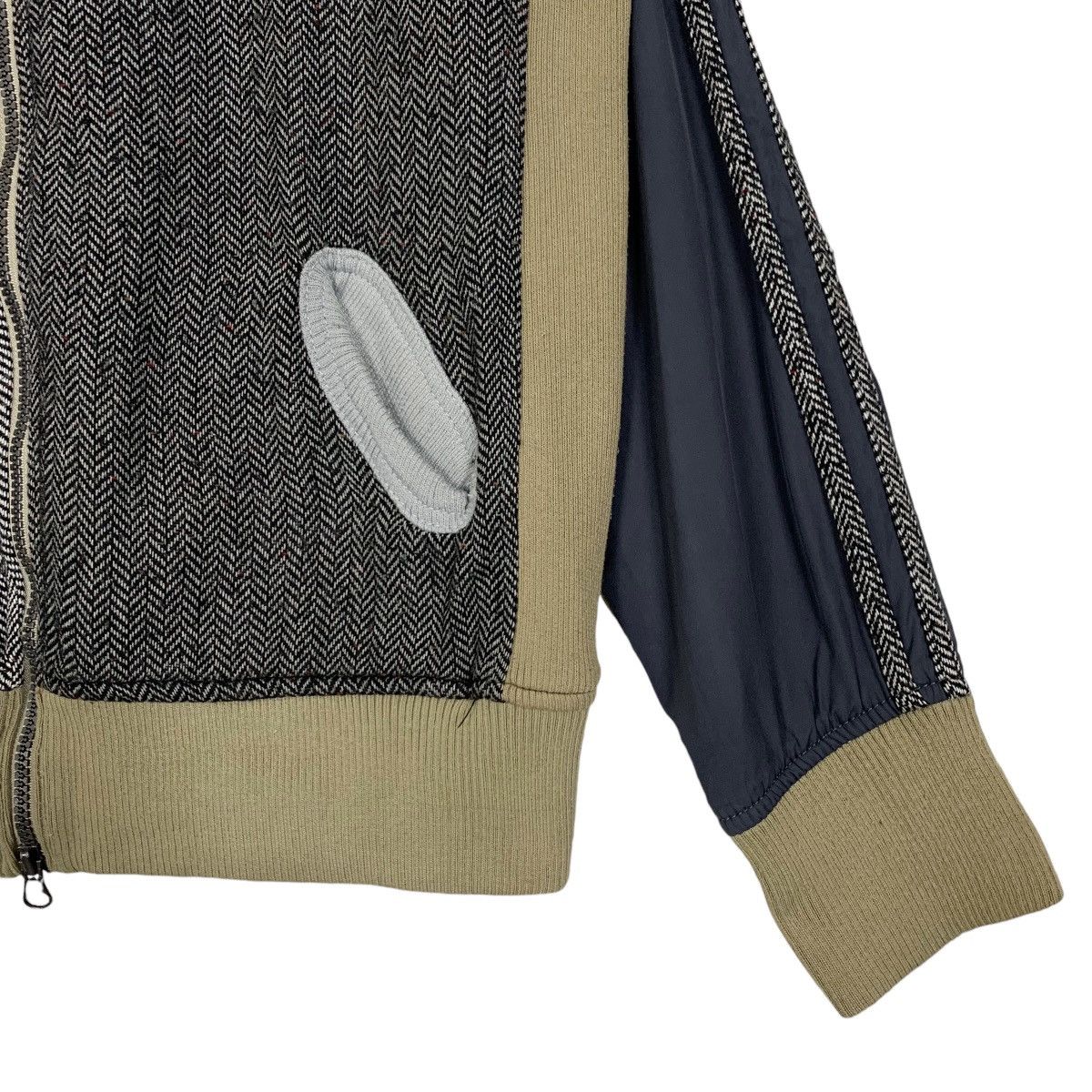 Vintage Vintage Gym Master Herringbone Wool Zip Jacket Size S Size US S / EU 44-46 / 1 - 6 Thumbnail